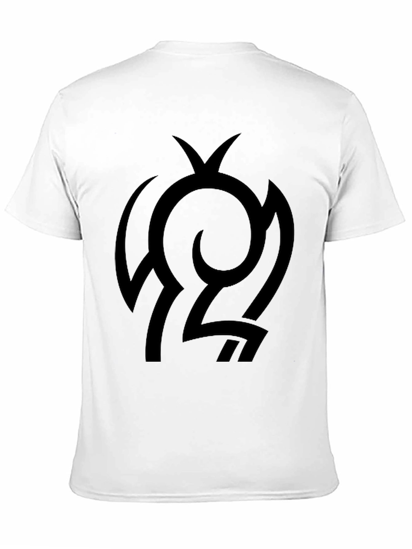 Abstract Graphic Black T-Shirt