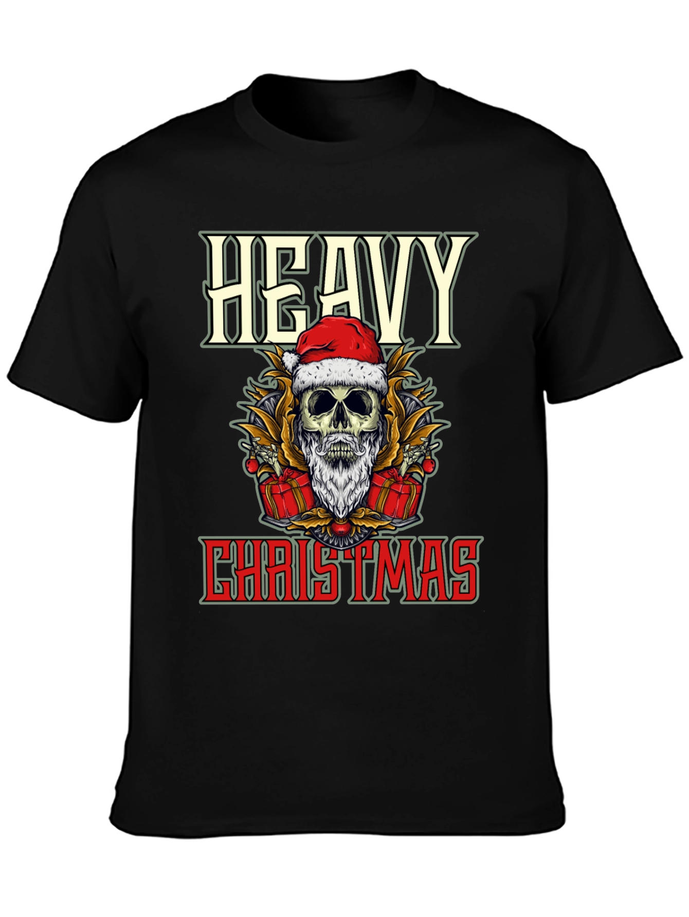 Heavy Christmas Skeleton T-Shirt