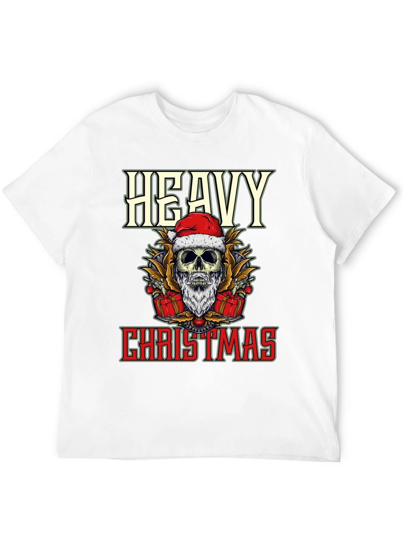 Heavy Christmas Skeleton T-Shirt