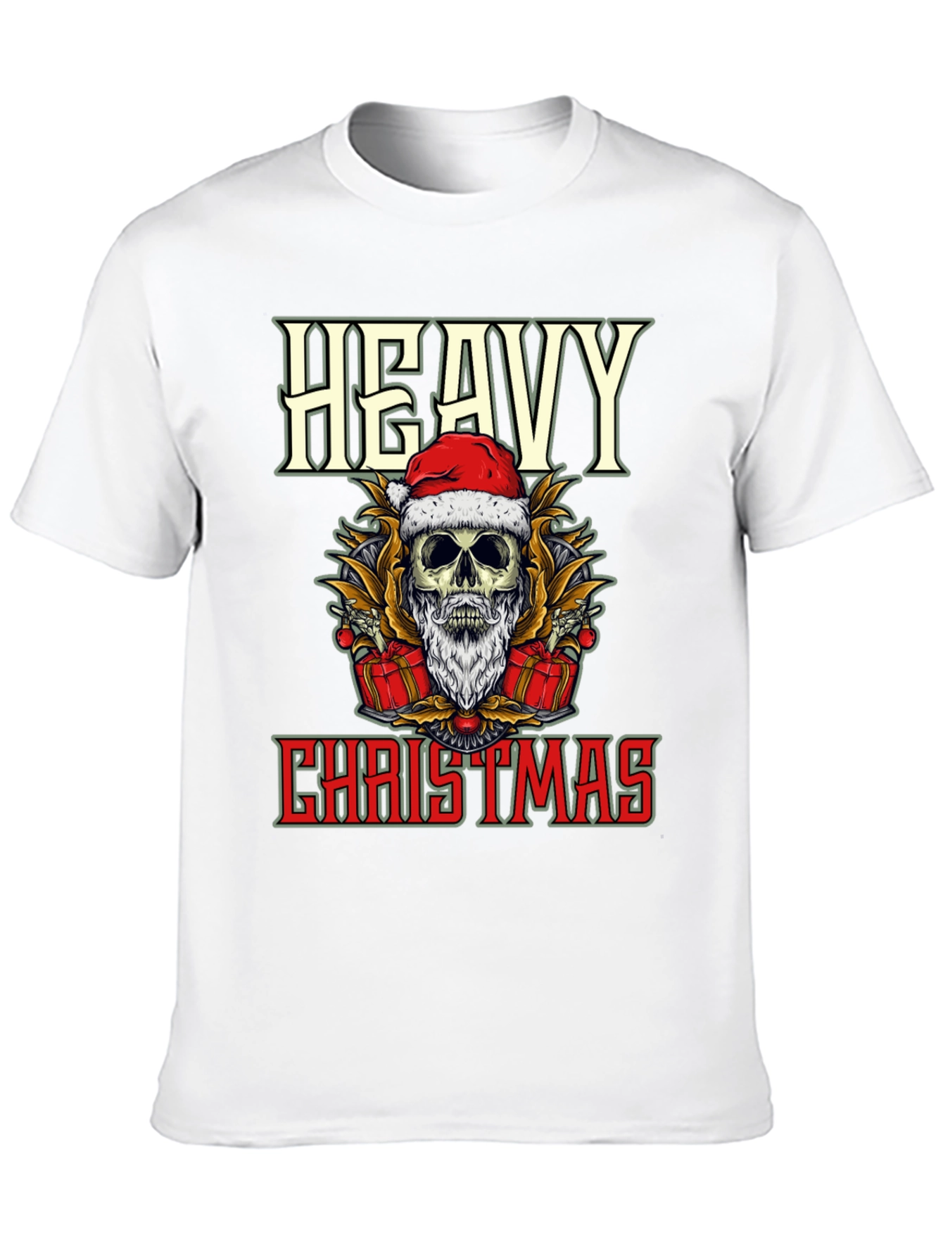 Heavy Christmas Skeleton T-Shirt