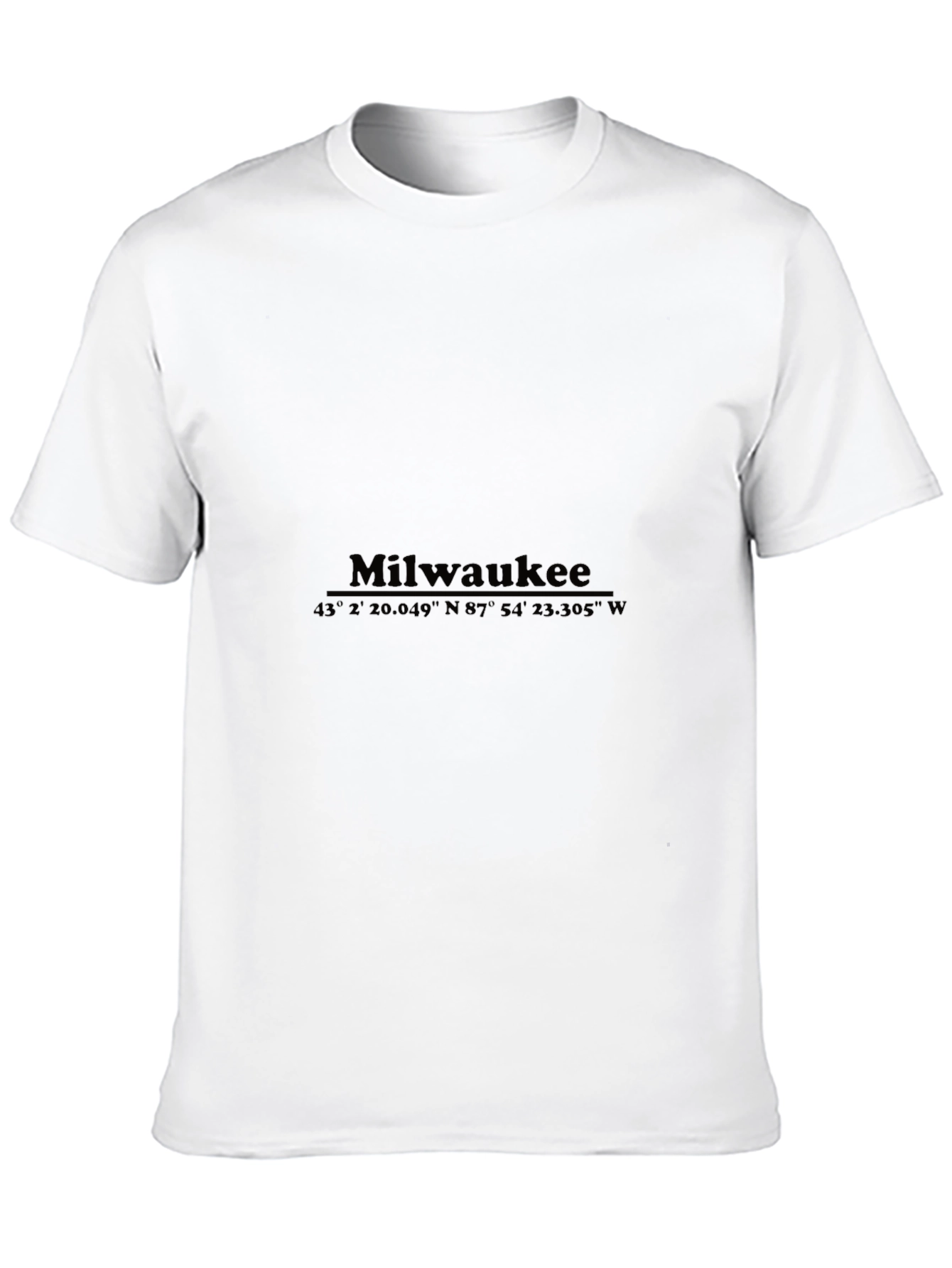 Milwaukee Coordinates Black T-Shirt