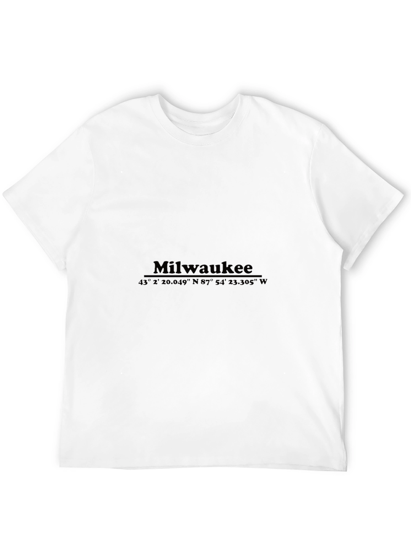 Milwaukee Coordinates Black T-Shirt