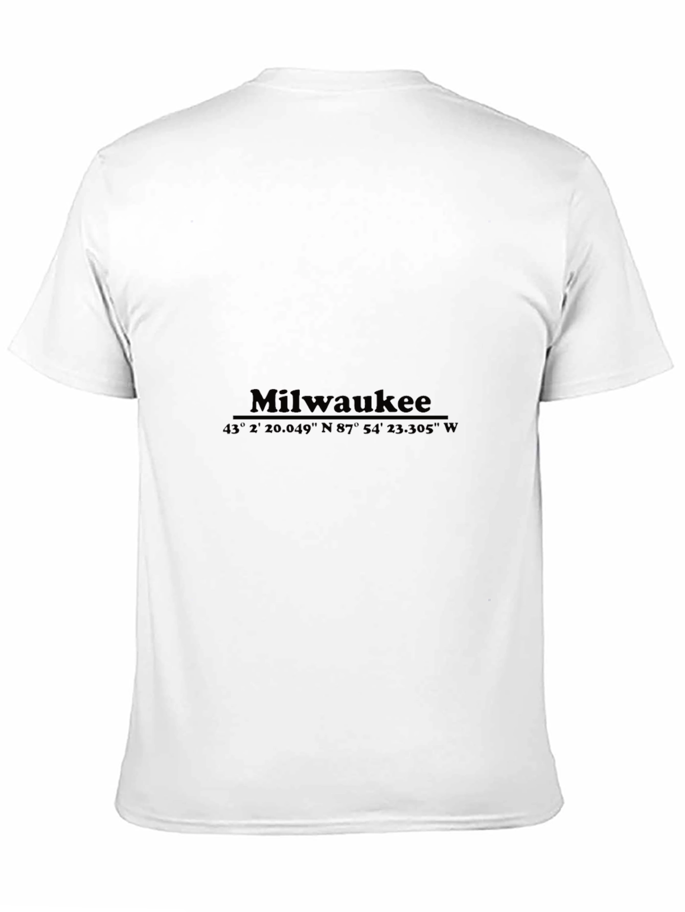 Milwaukee Coordinates Black T-Shirt