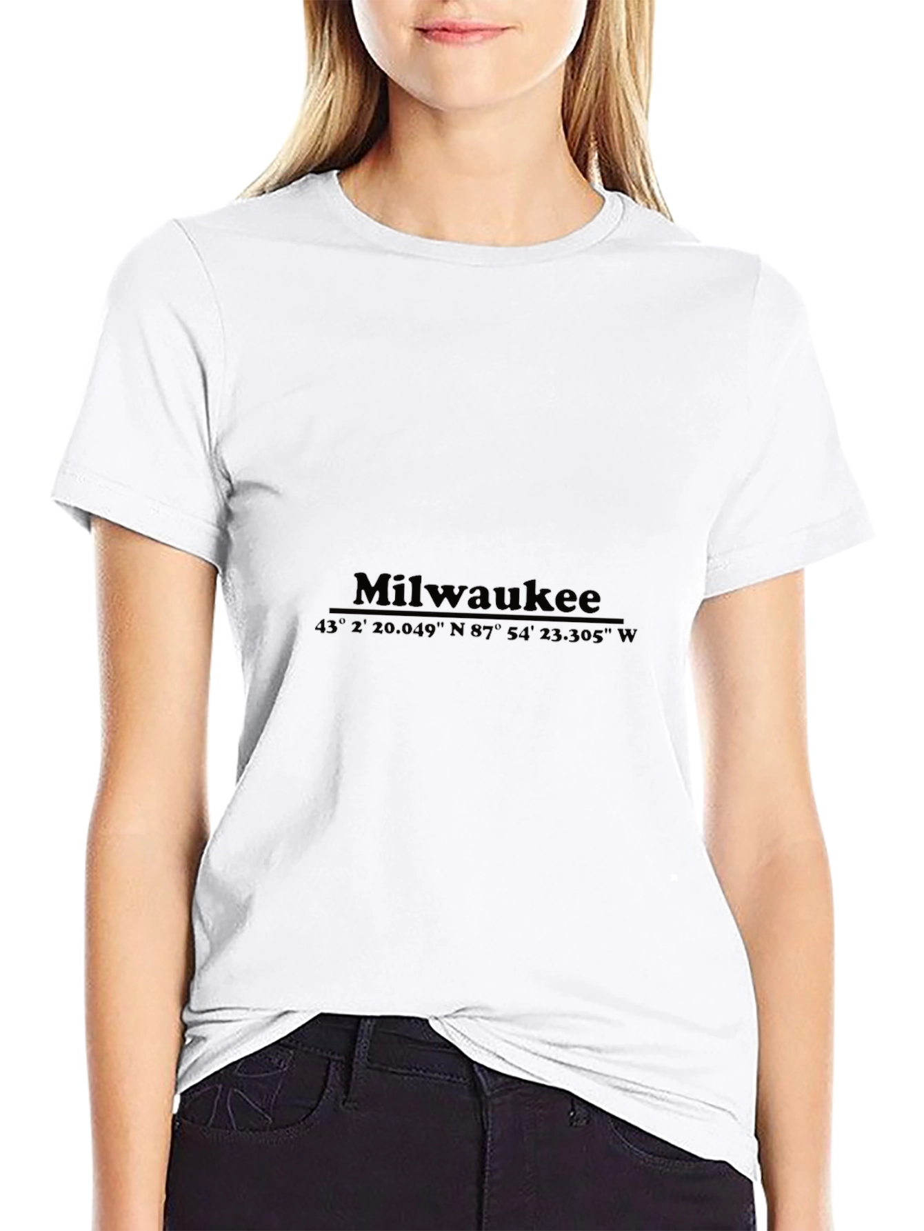 Milwaukee Coordinates Black T-Shirt