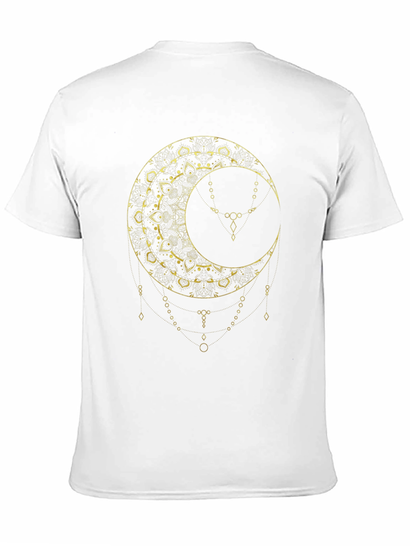 Celestial Moon Graphic Tee - Stylish Black T-Shirt