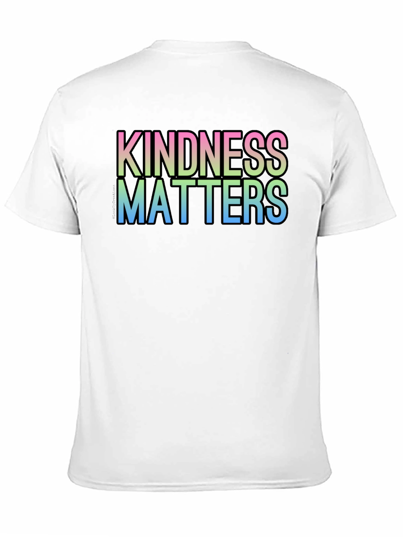 Kindness Matters Gradient T-Shirt - Black