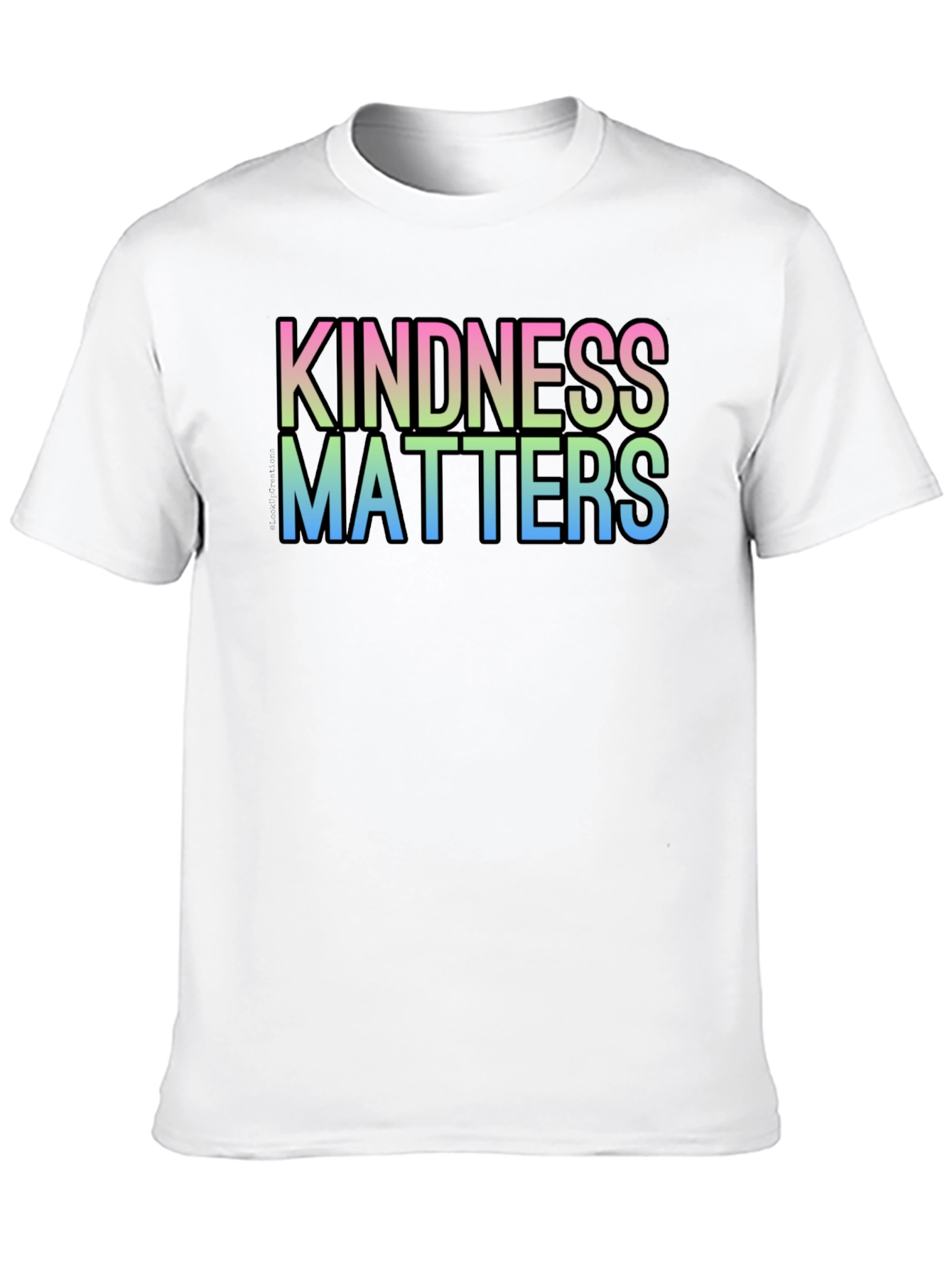 Kindness Matters Gradient T-Shirt - Black