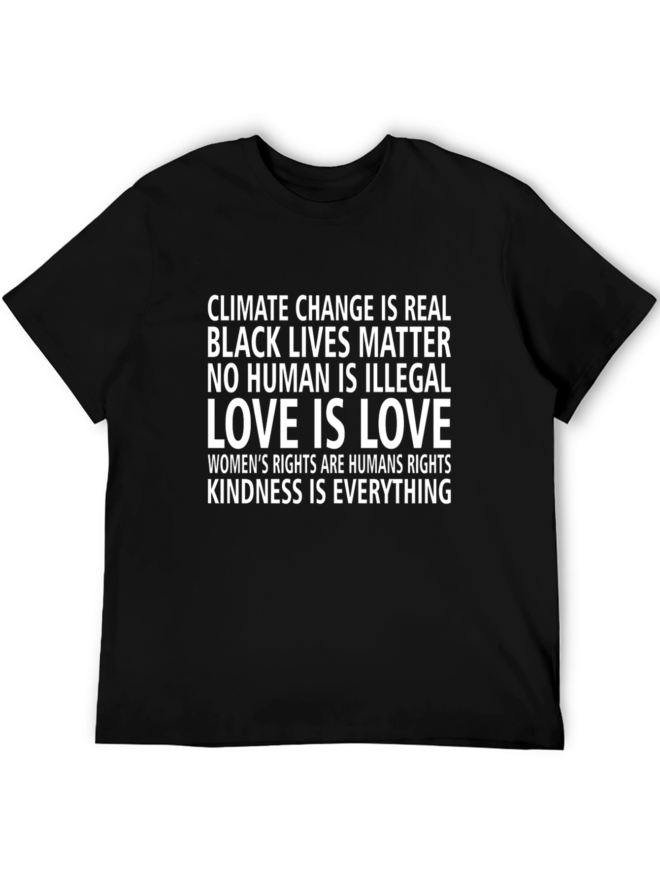 Equality Matters T-Shirt: Climate Change BLM Love is Love