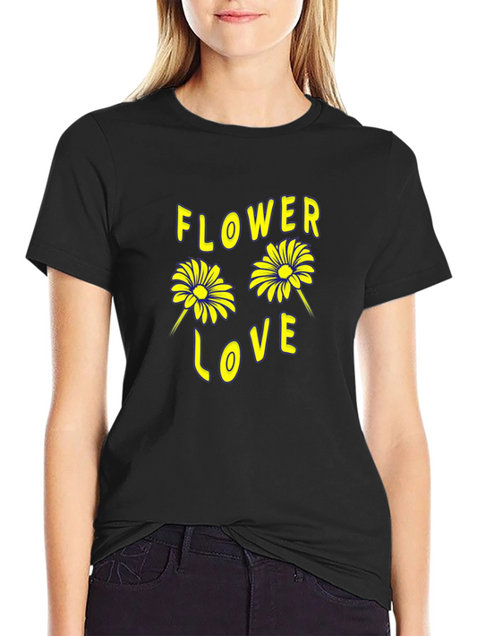 Flower Love Graphic T-Shirt
