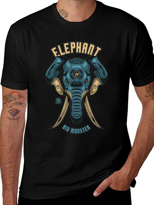 Elephant Big Monster Black T-Shirt