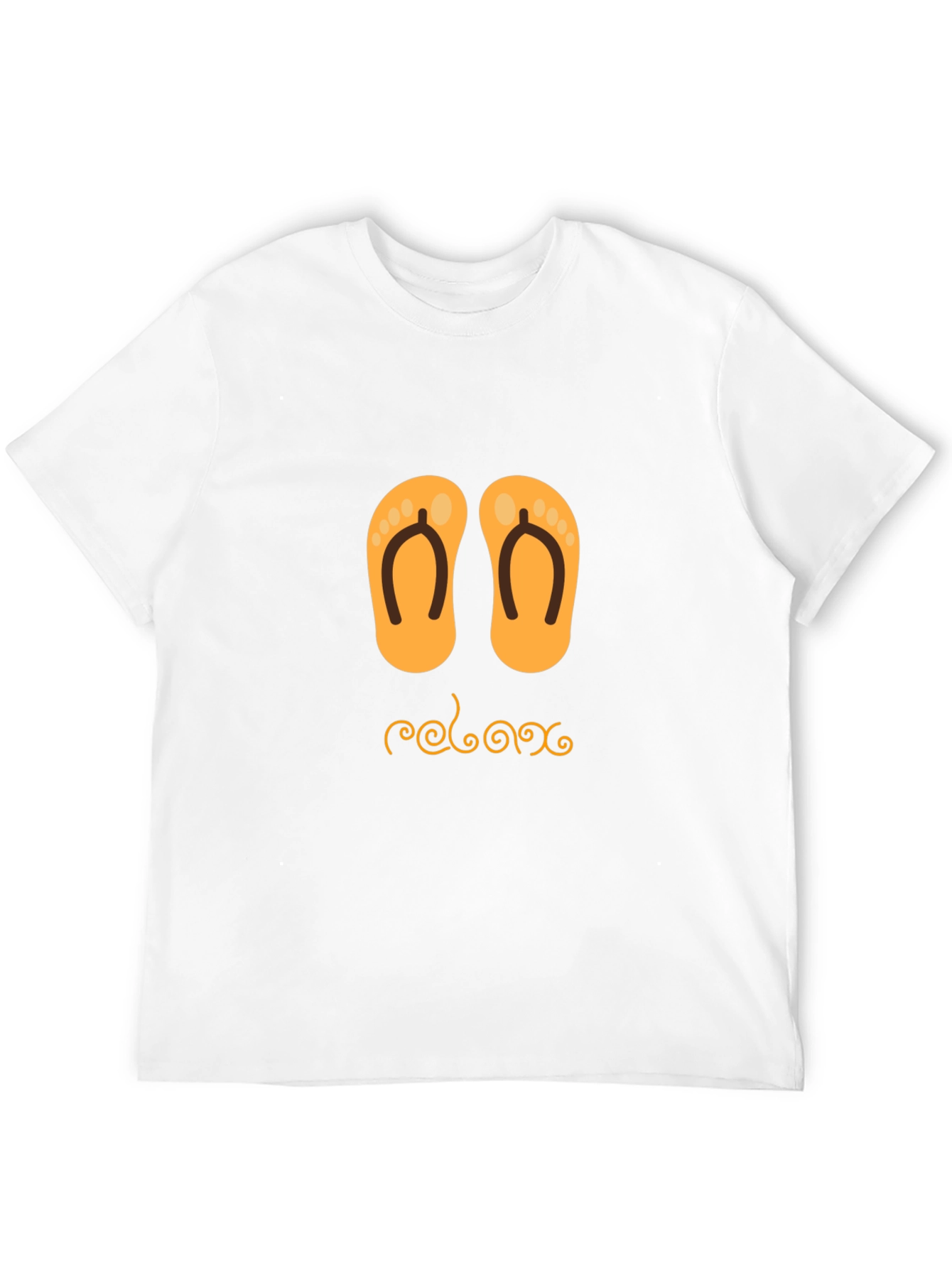 Relax Flip Flop Graphic Tee - Comfy Casual Style