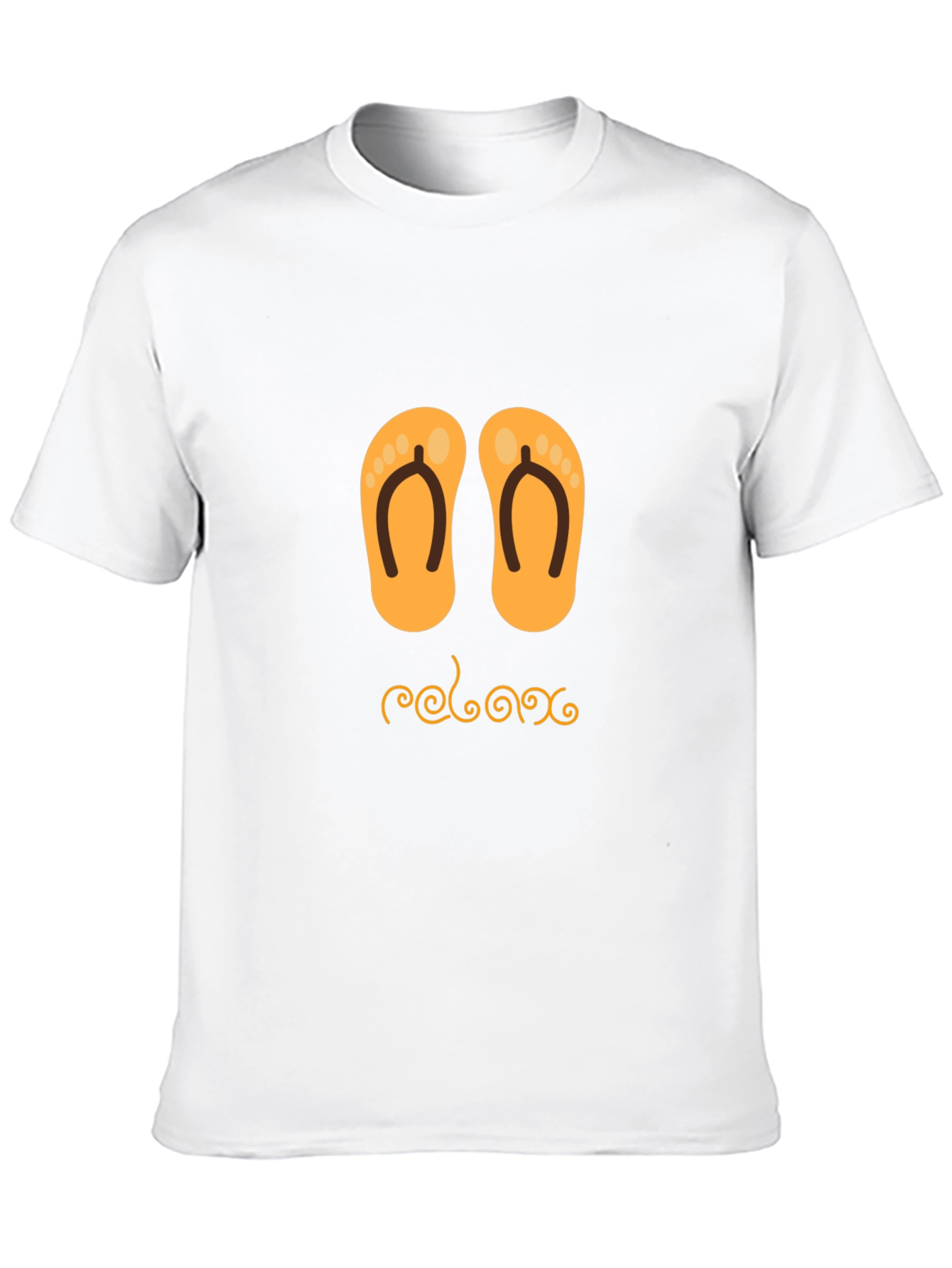 Relax Flip Flop Graphic Tee - Comfy Casual Style