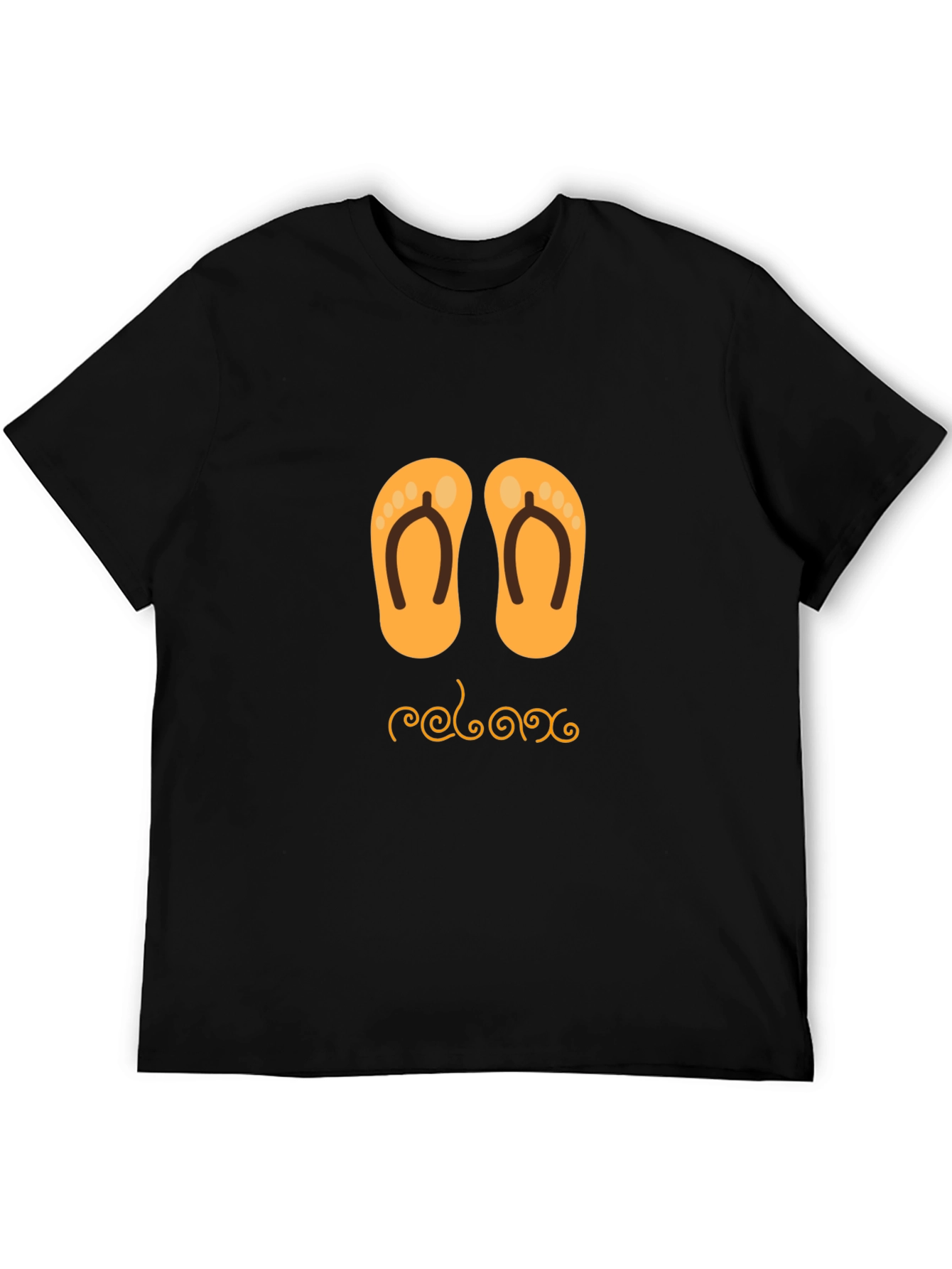 Relax Flip Flop Graphic Tee - Comfy Casual Style