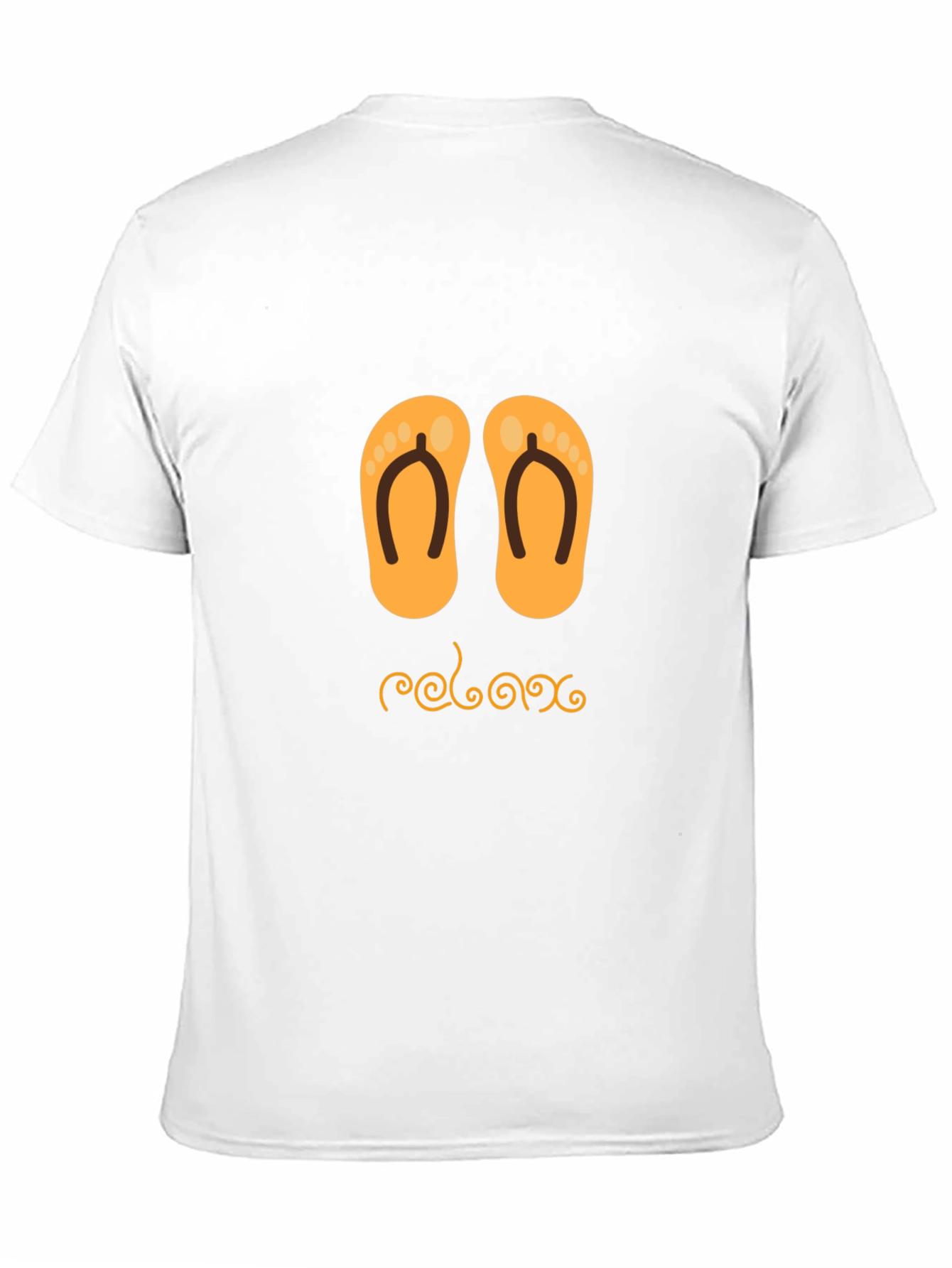 Relax Flip Flop Graphic Tee - Comfy Casual Style