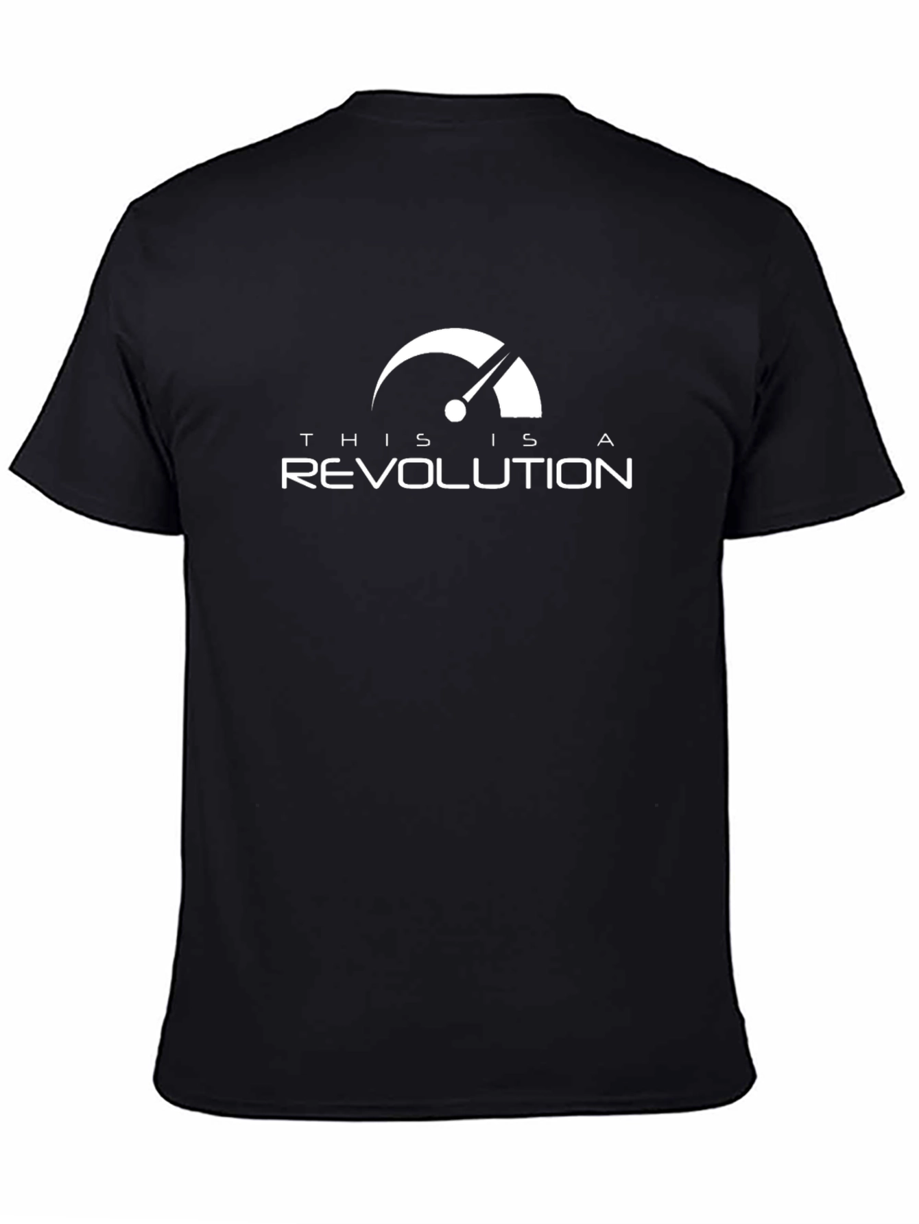 This Is A Revolution Black Graphic Tee
