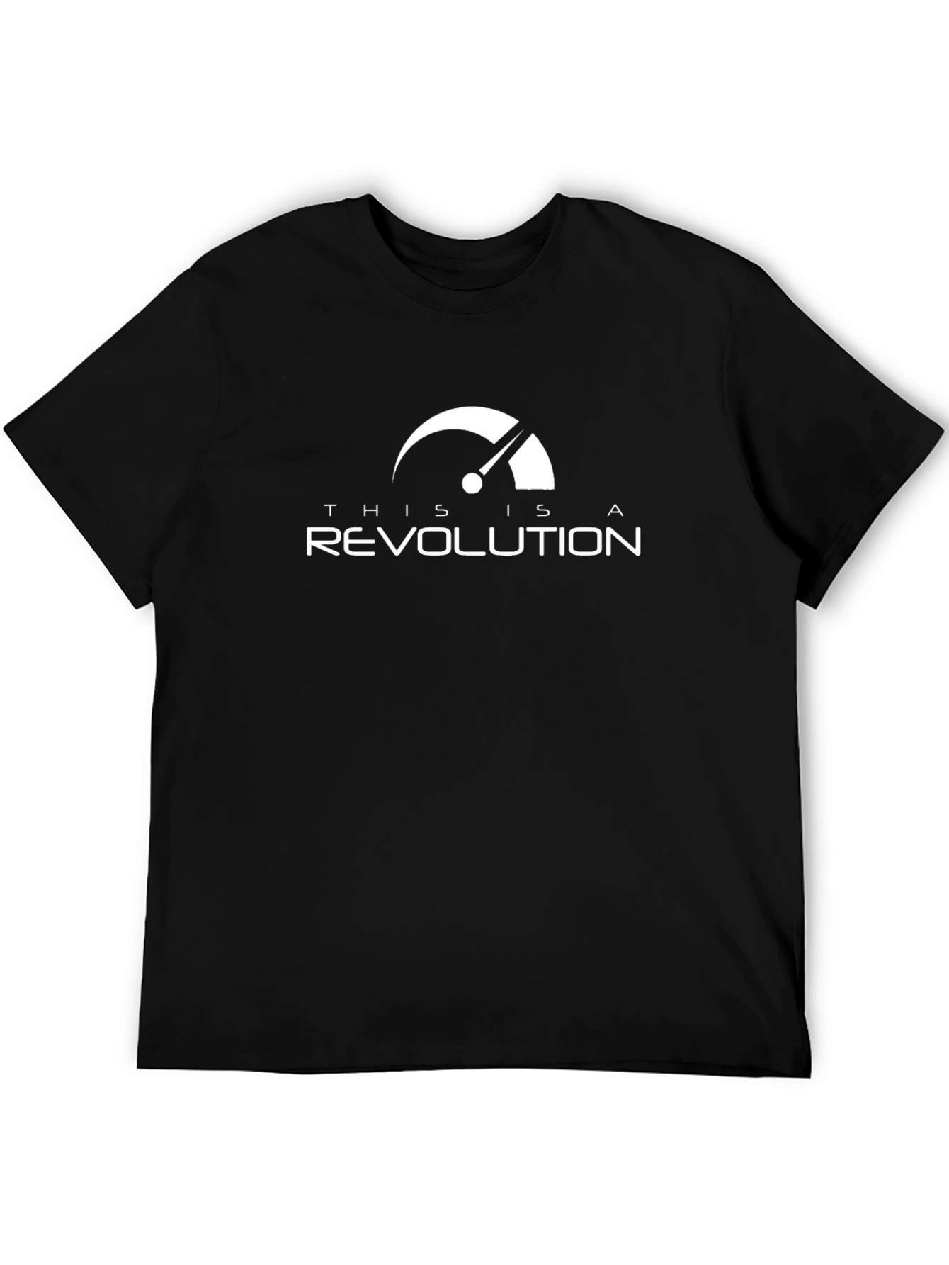 This Is A Revolution Black Graphic Tee