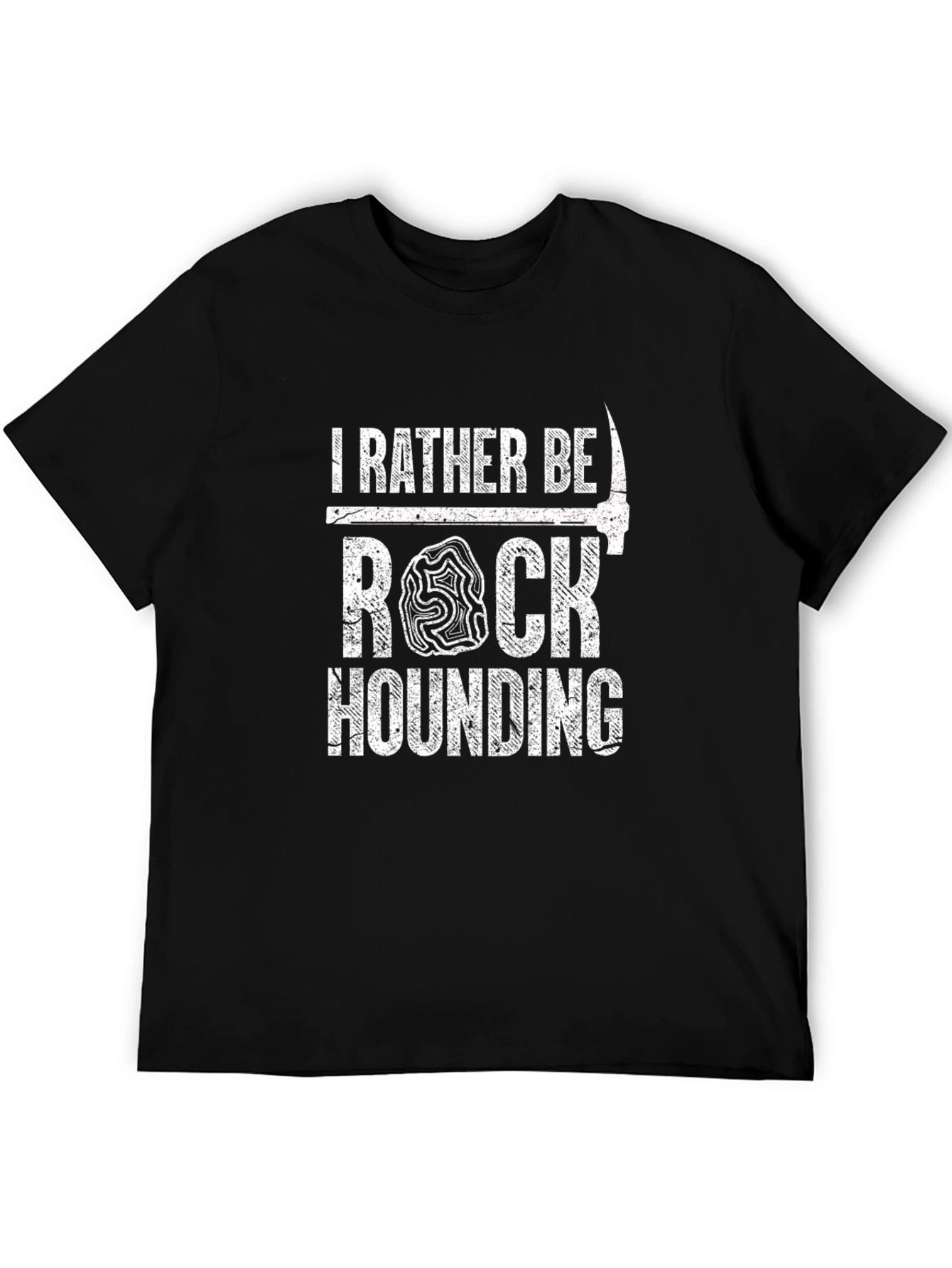 Rock Hounding T-Shirt - Black Graphic Tee