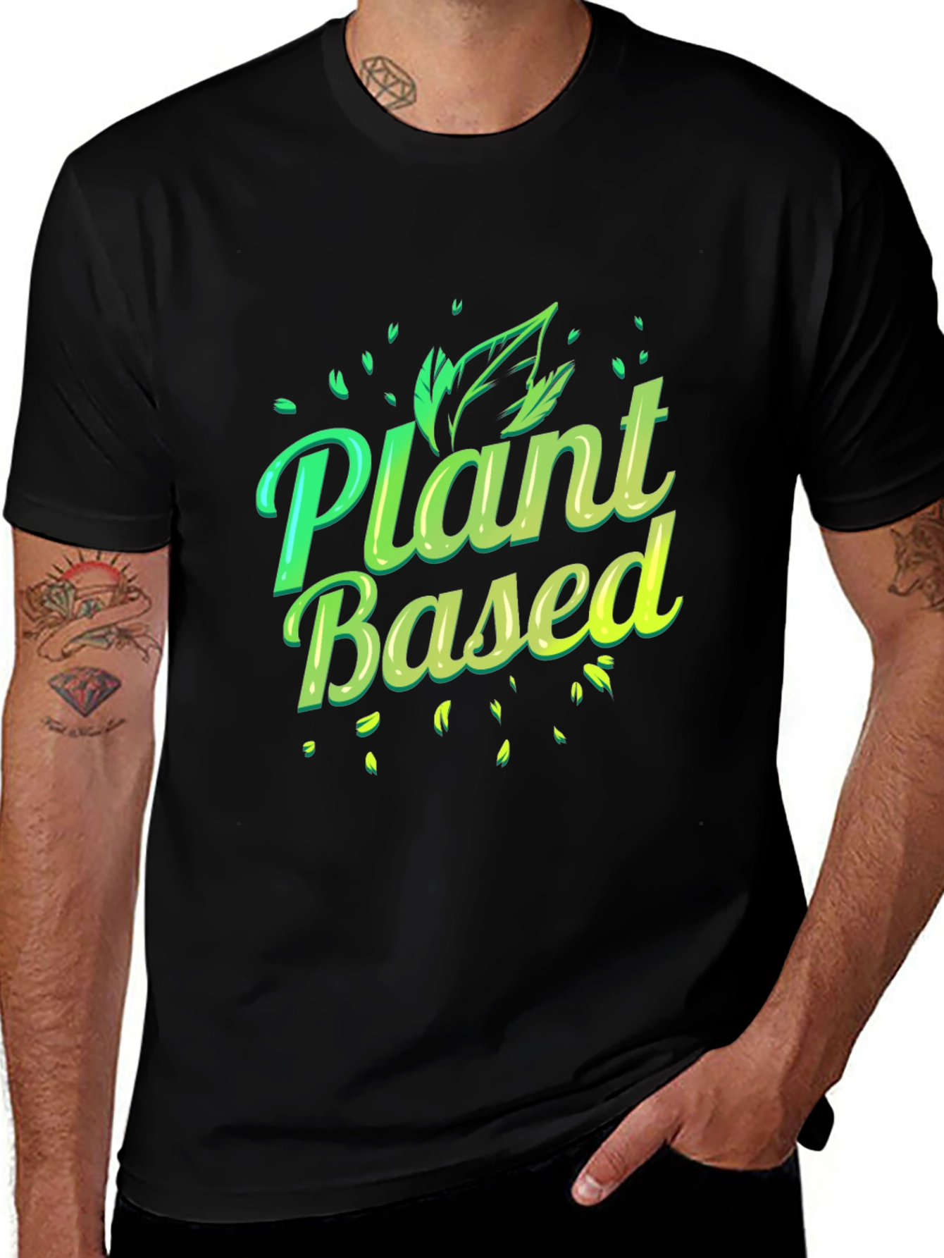 Plant Based Graphic Tee - Eco Friendly Vegan Shirt