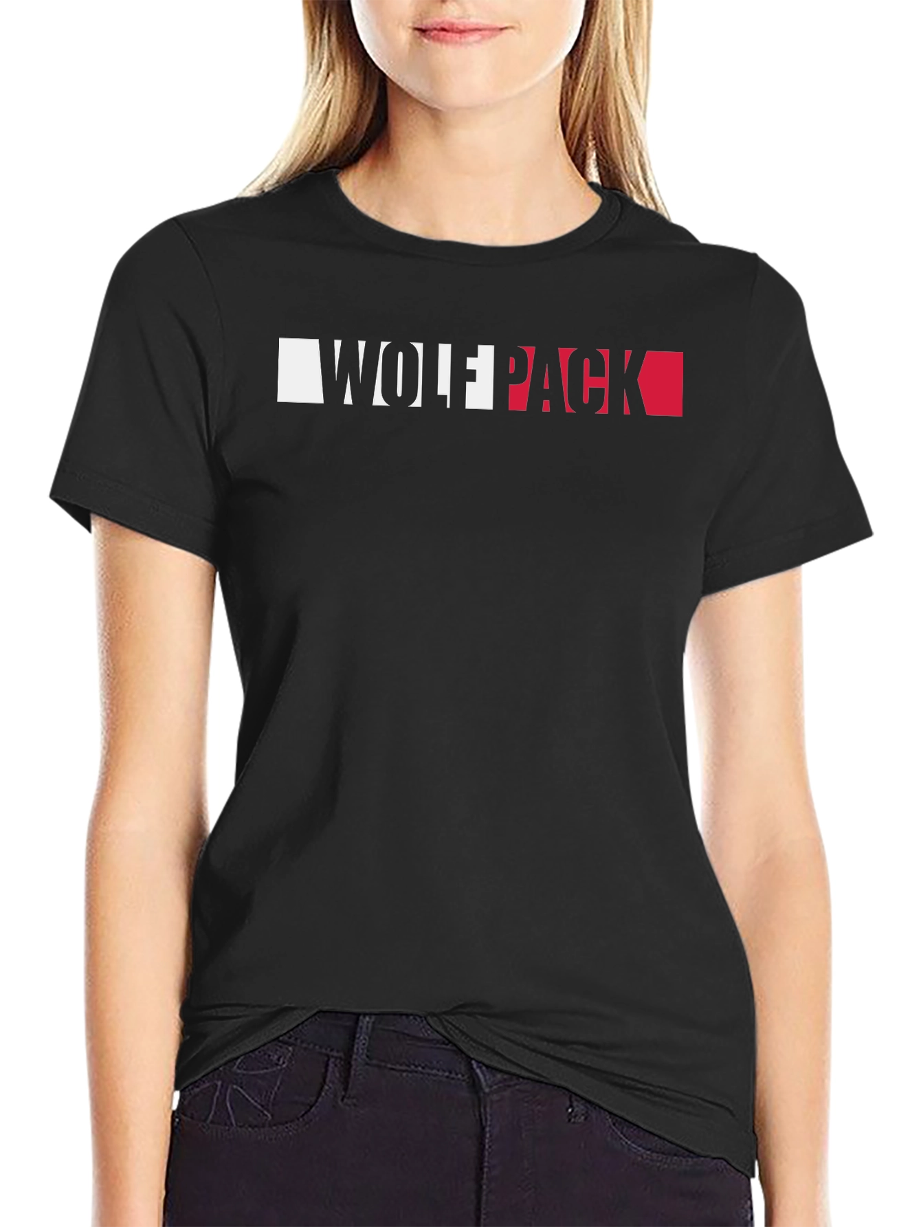 Wolfpack Graphic Tee - Black