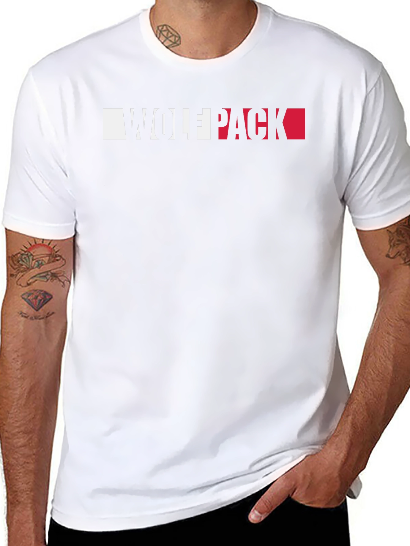 Wolfpack Graphic Tee - Black