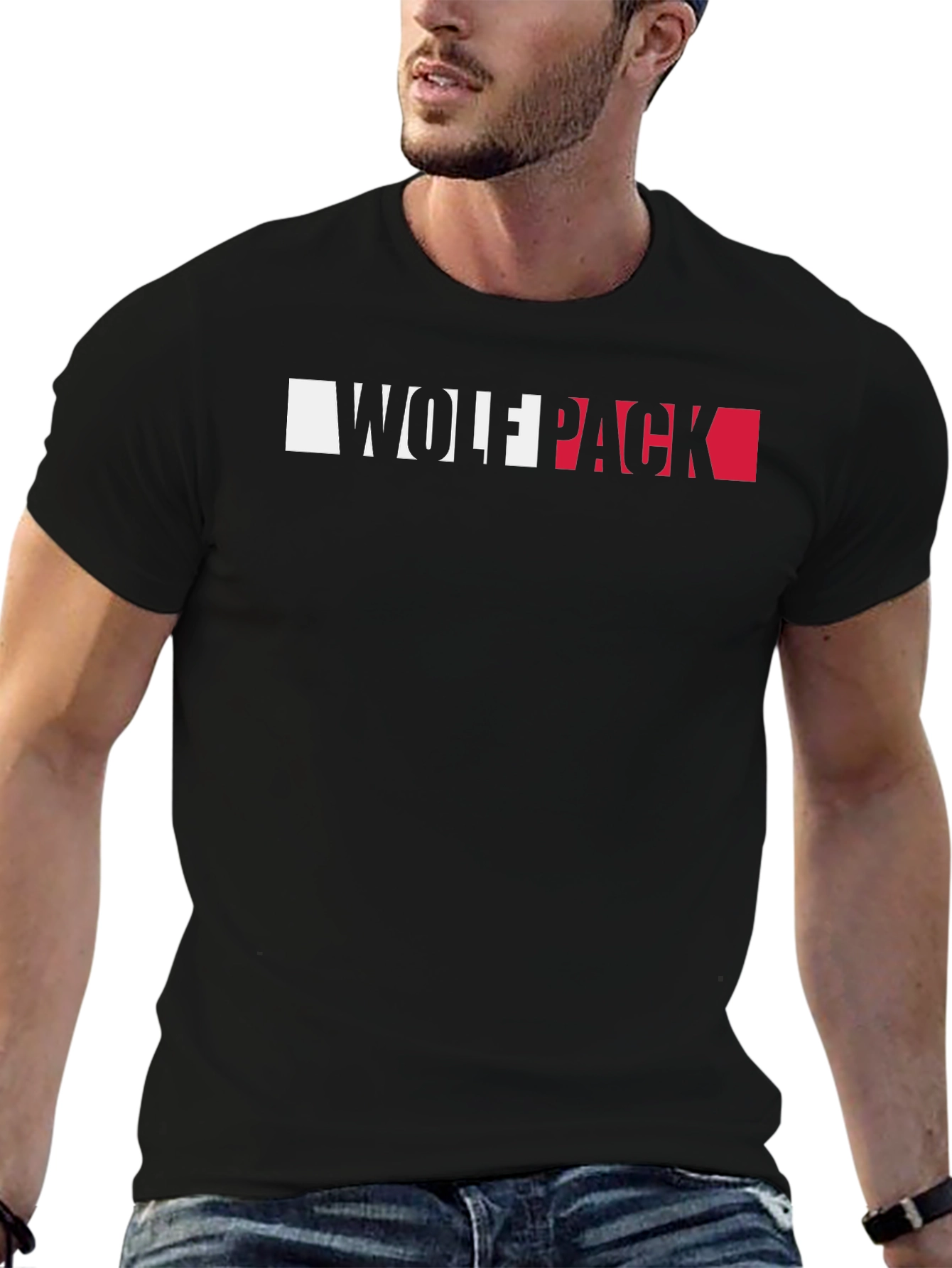 Wolfpack Graphic Tee - Black