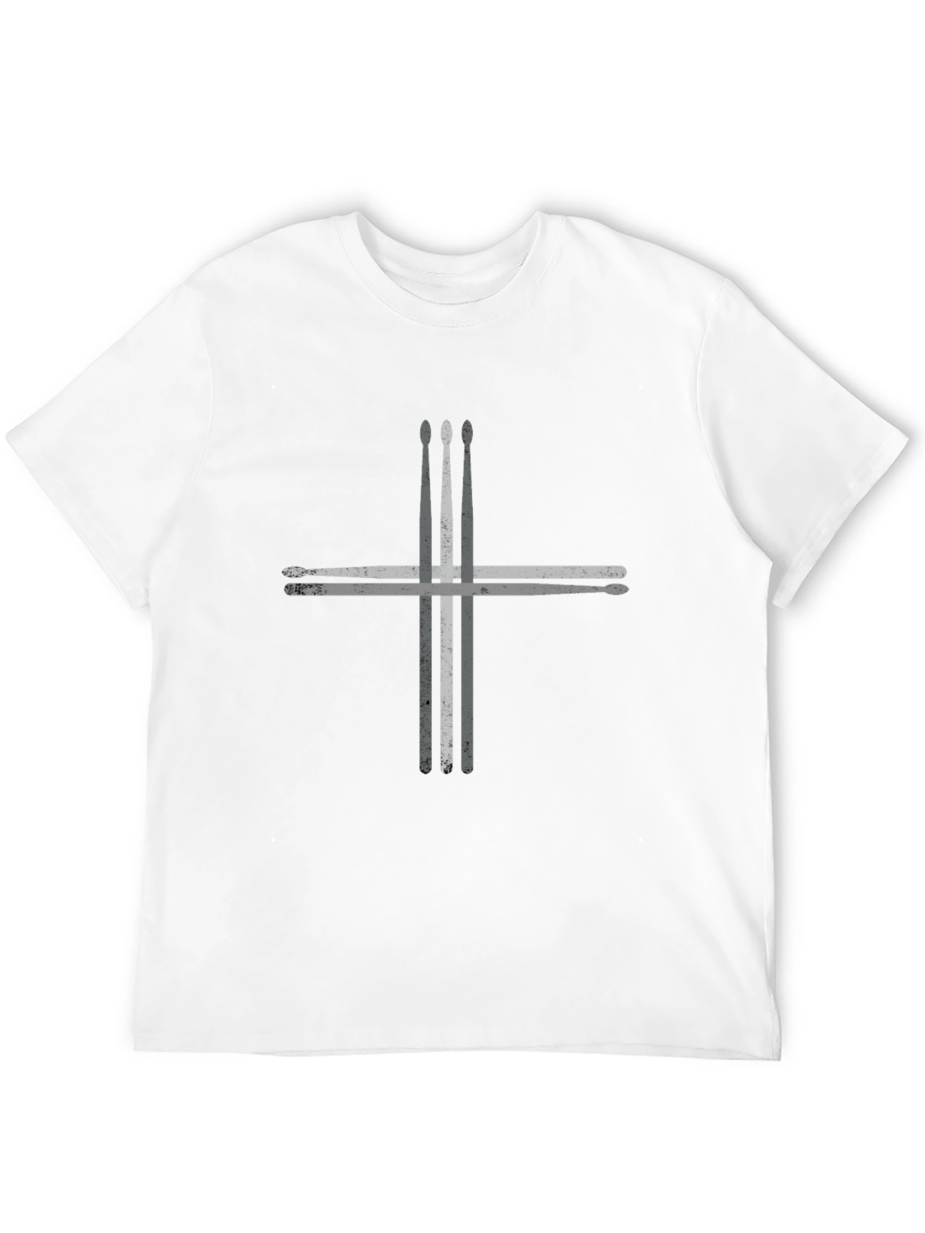 Drumsticks Graphic T-Shirt - Musician Style