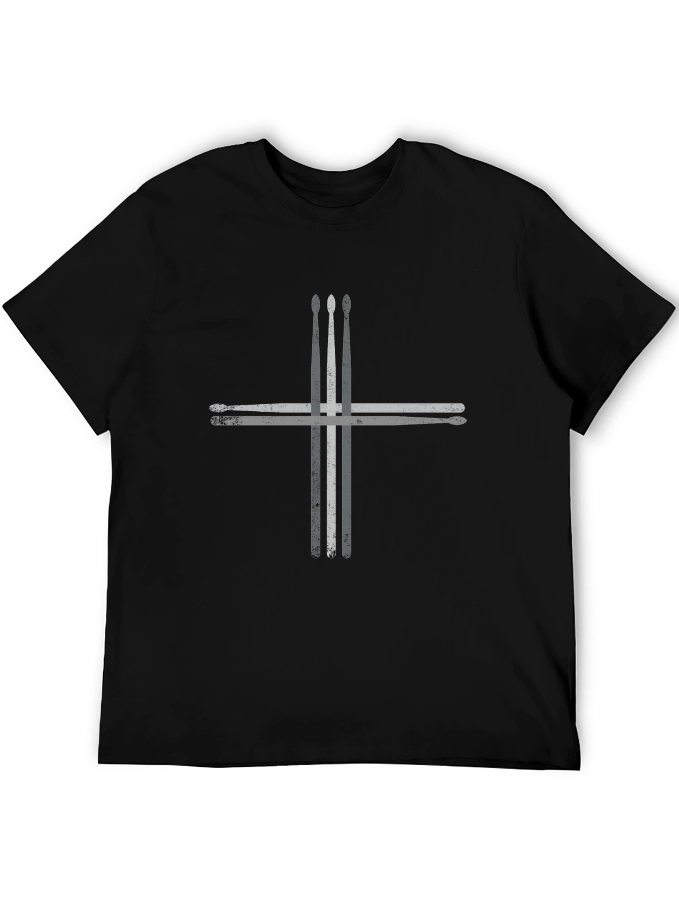 Drumsticks Graphic T-Shirt - Musician Style