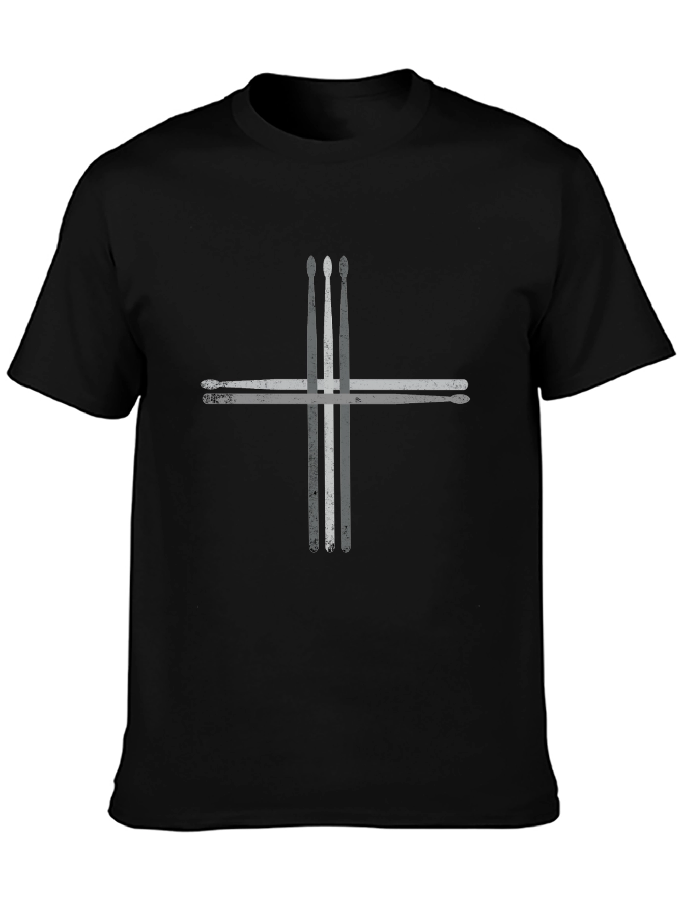 Drumsticks Graphic T-Shirt - Musician Style