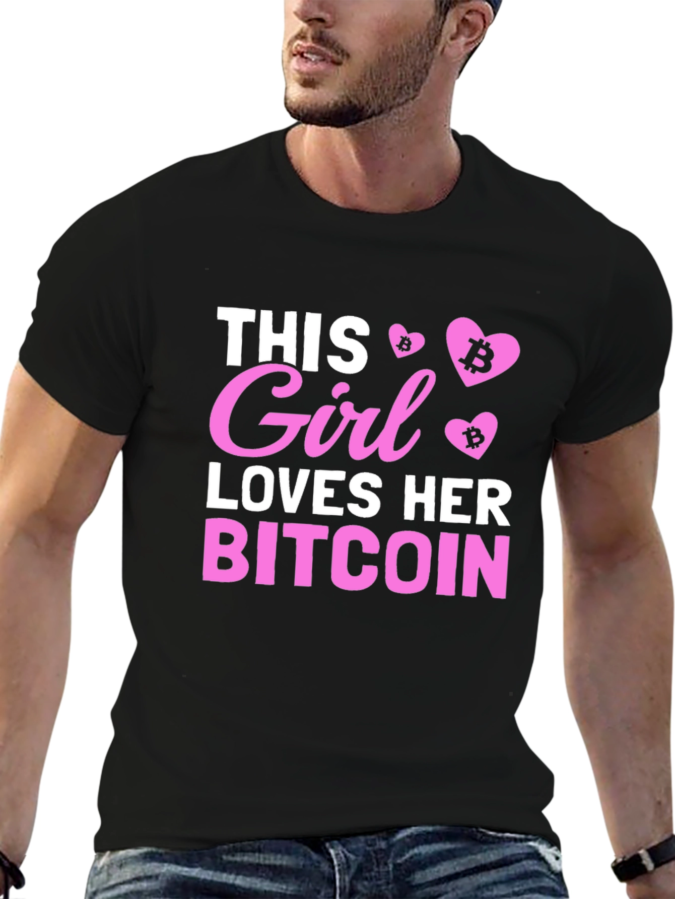 Bitcoin Girl T-Shirt - Crypto Lover Tee