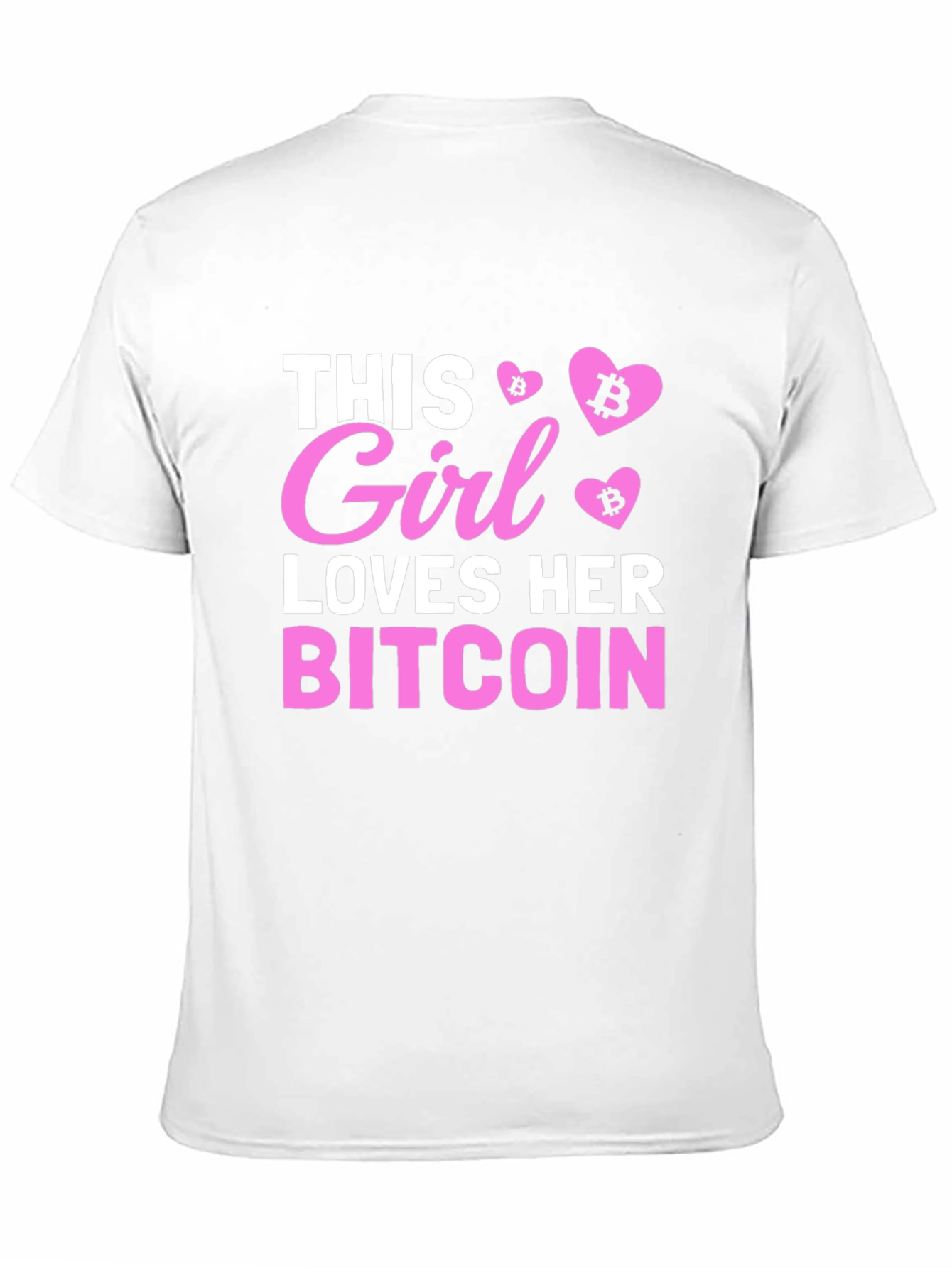 Bitcoin Girl T-Shirt - Crypto Lover Tee