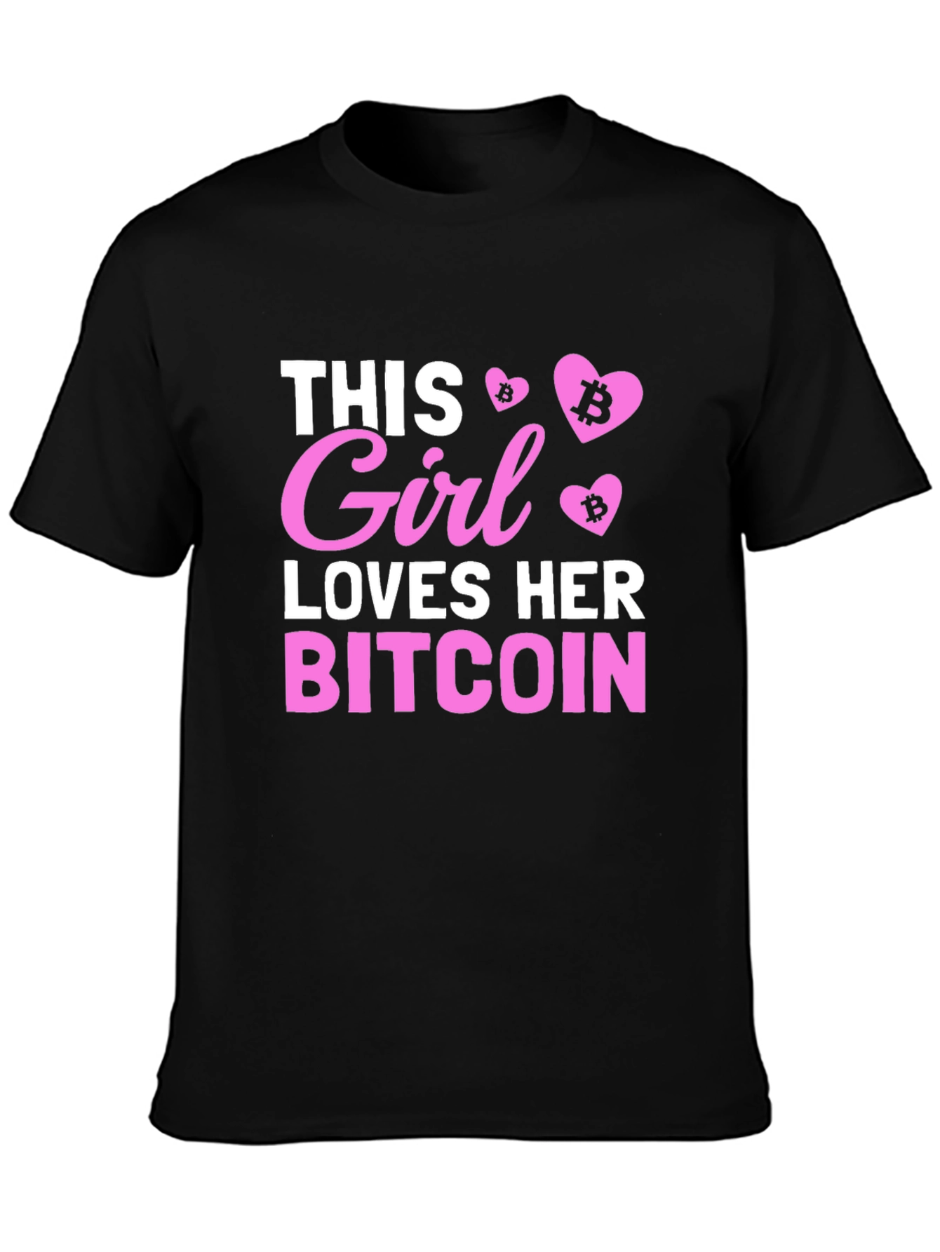 Bitcoin Girl T-Shirt - Crypto Lover Tee
