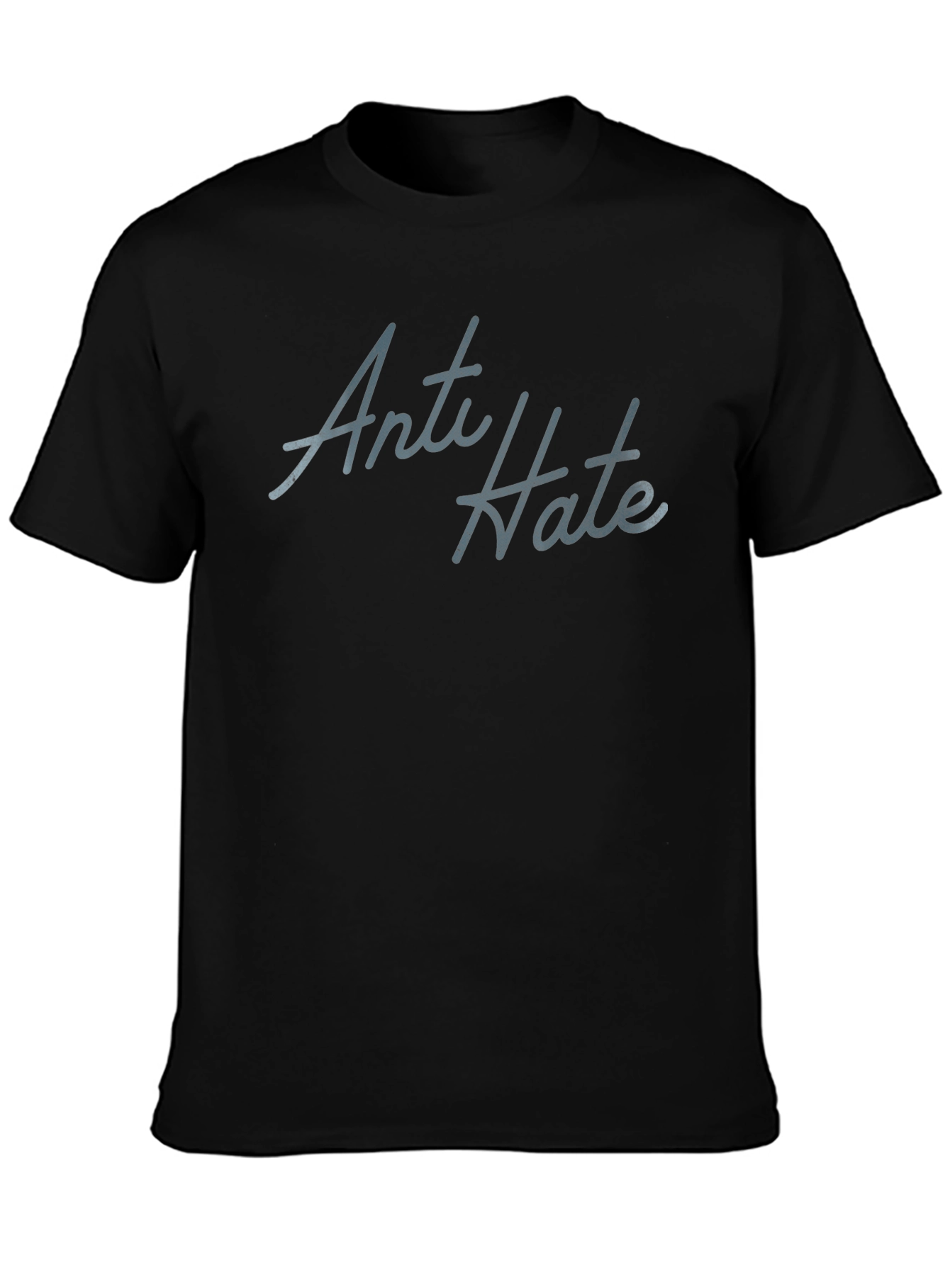 Anti Hate Graphic Tee - Soft Cotton Casual T-Shirt