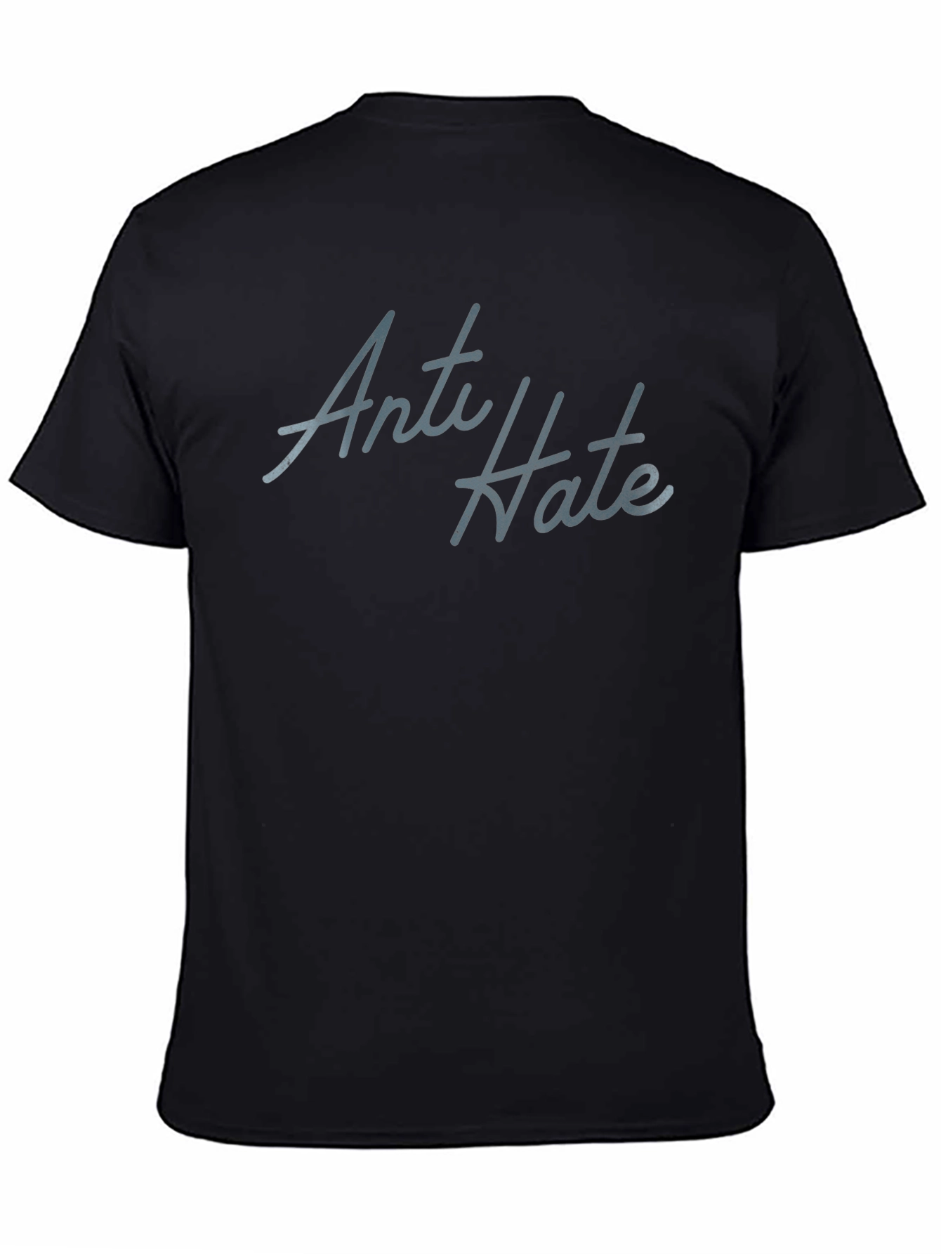 Anti Hate Graphic Tee - Soft Cotton Casual T-Shirt
