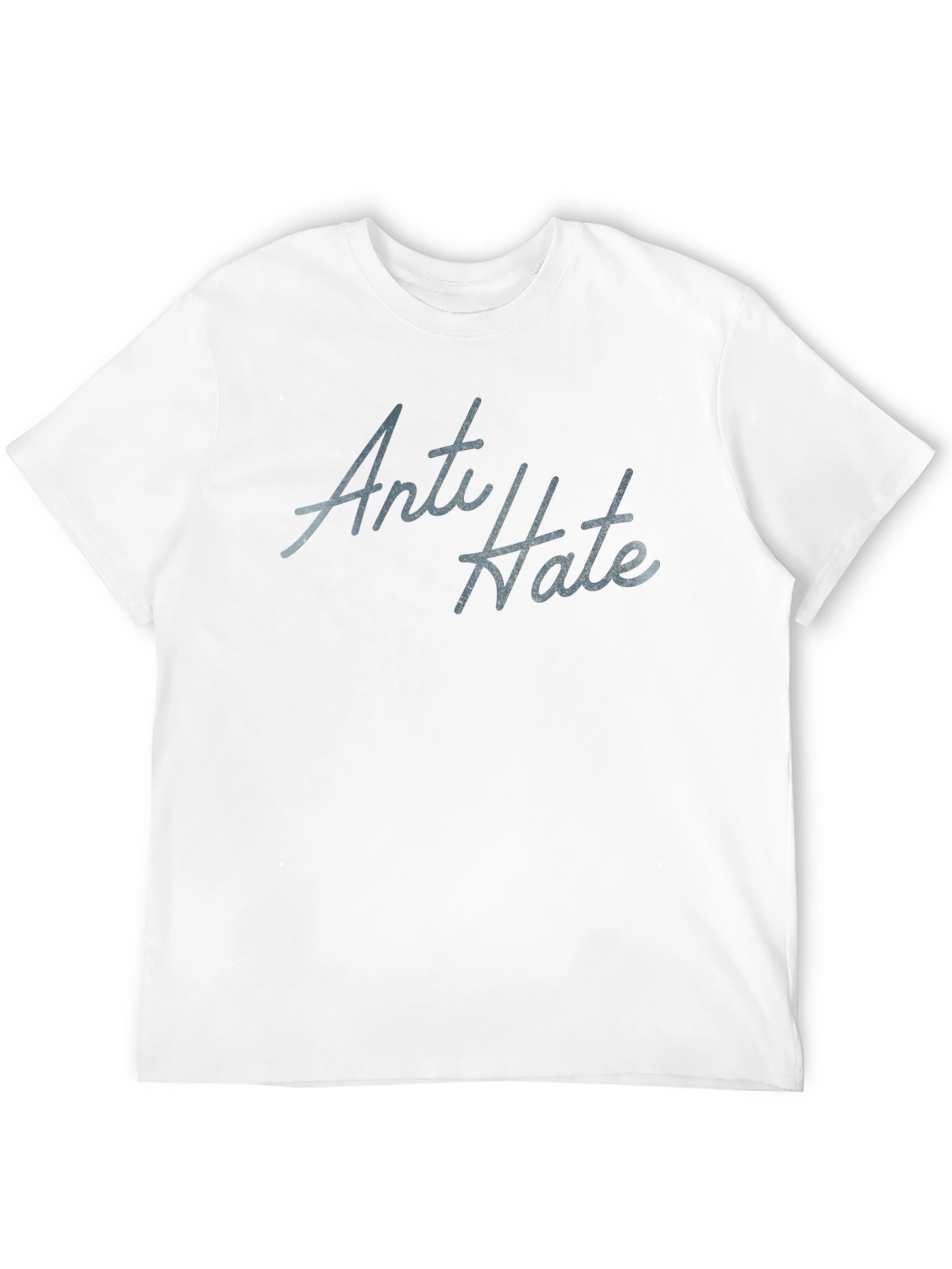 Anti Hate Graphic Tee - Soft Cotton Casual T-Shirt