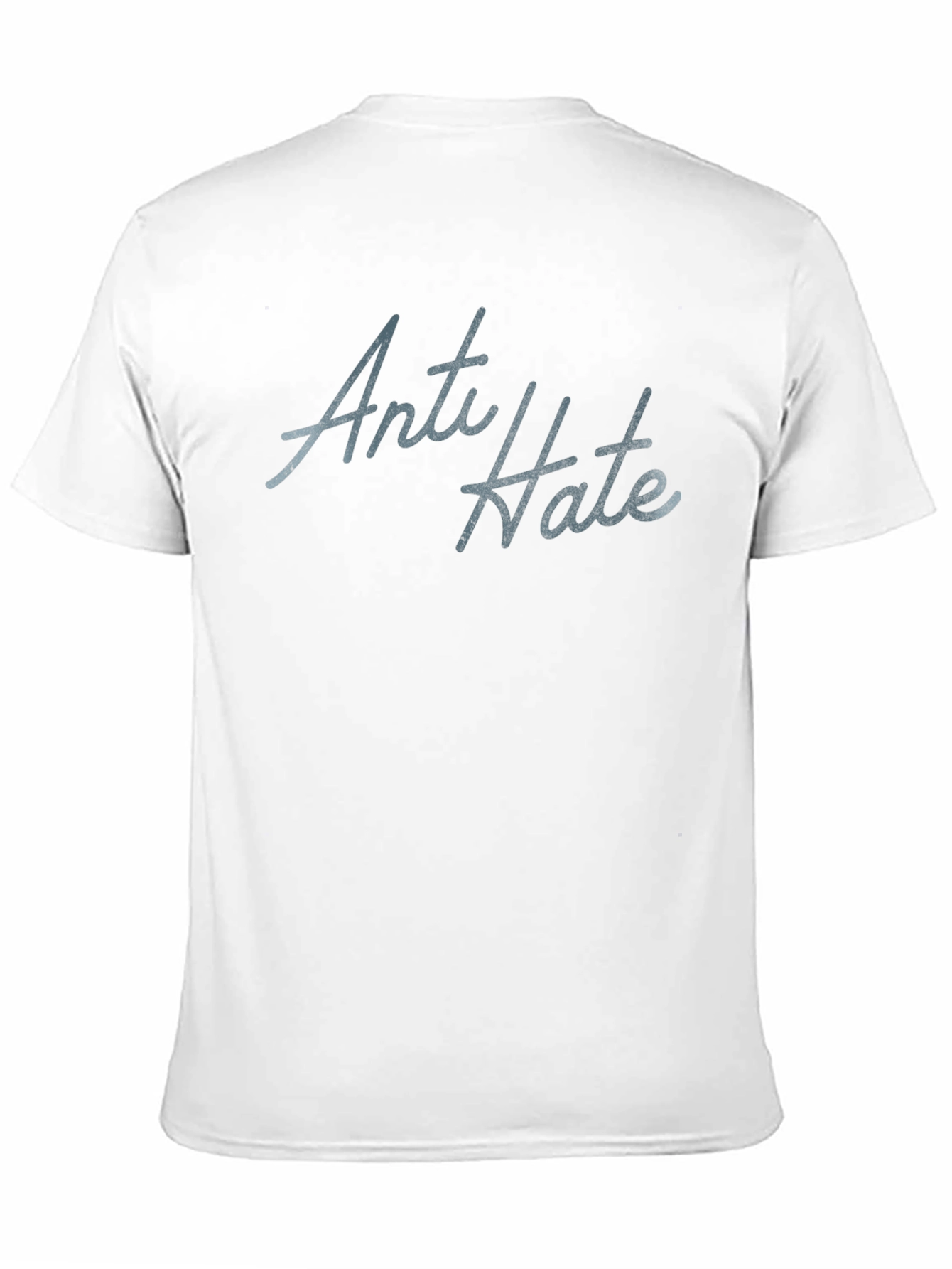 Anti Hate Graphic Tee - Soft Cotton Casual T-Shirt