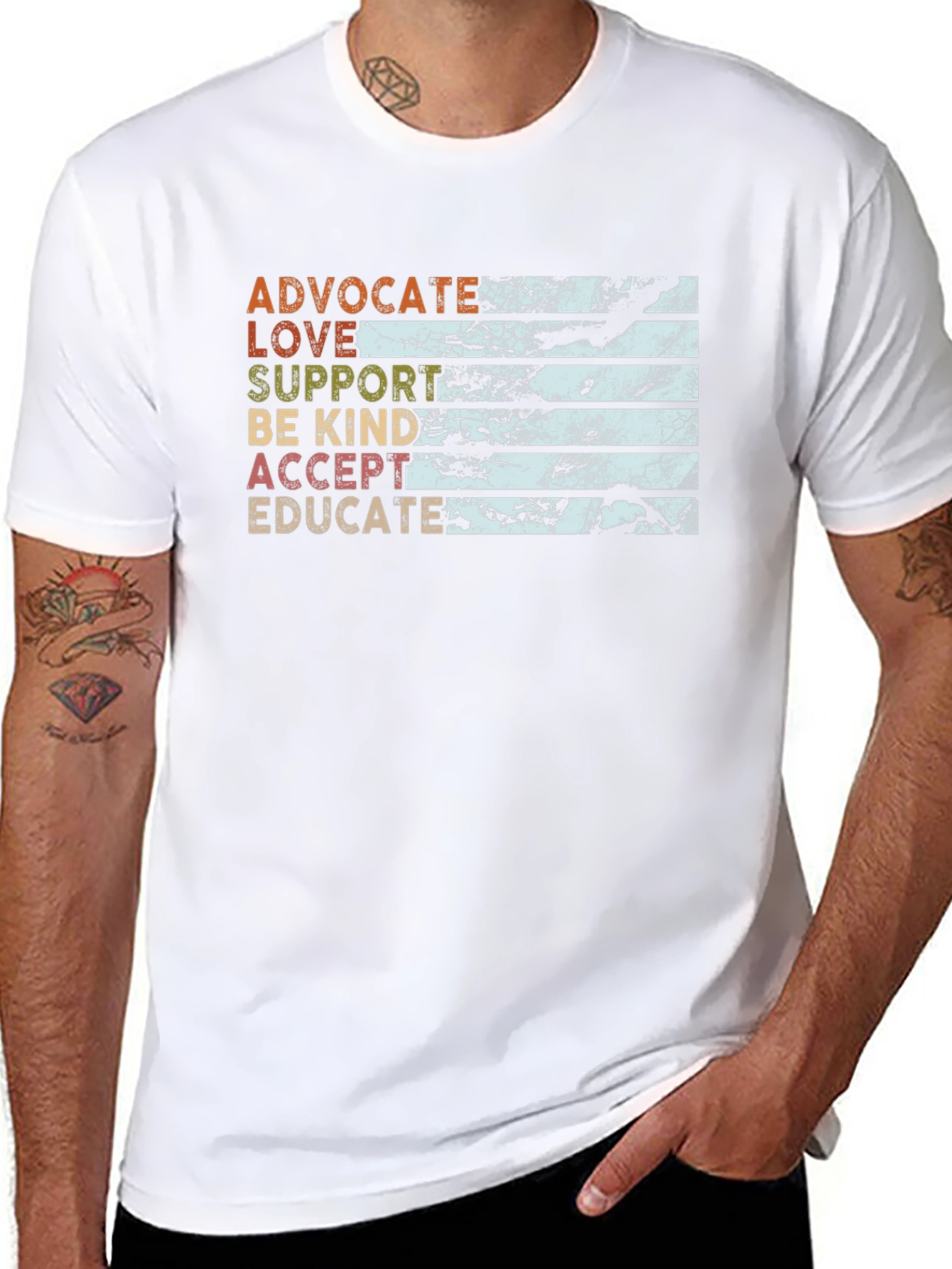 Advocate Love Support Kindness T-Shirt