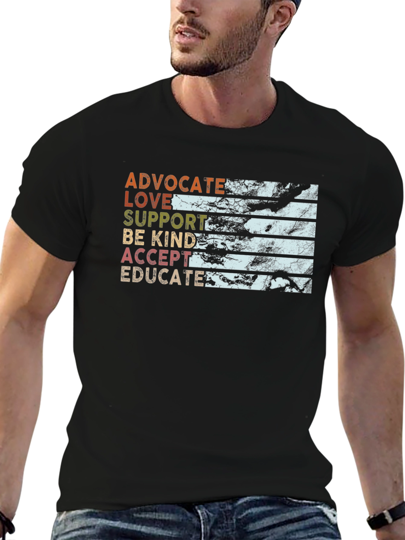 Advocate Love Support Kindness T-Shirt