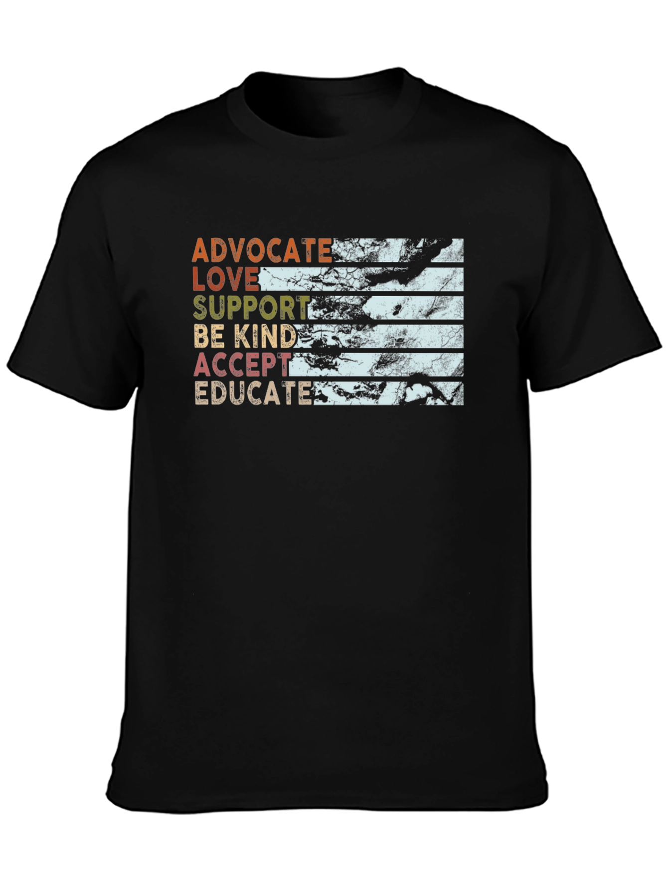 Advocate Love Support Kindness T-Shirt