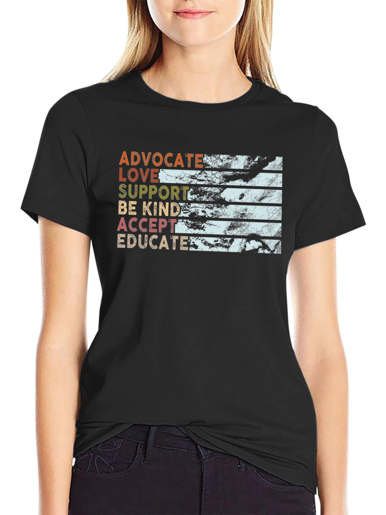 Advocate Love Support Kindness T-Shirt