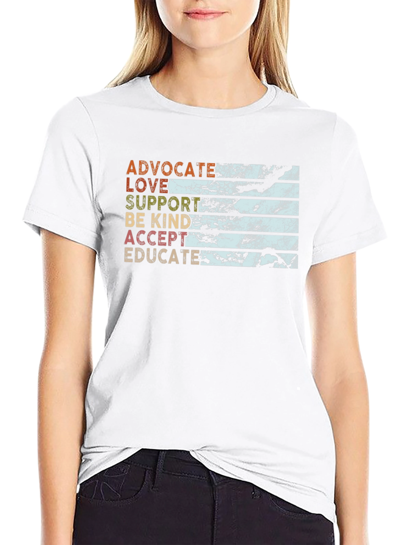 Advocate Love Support Kindness T-Shirt