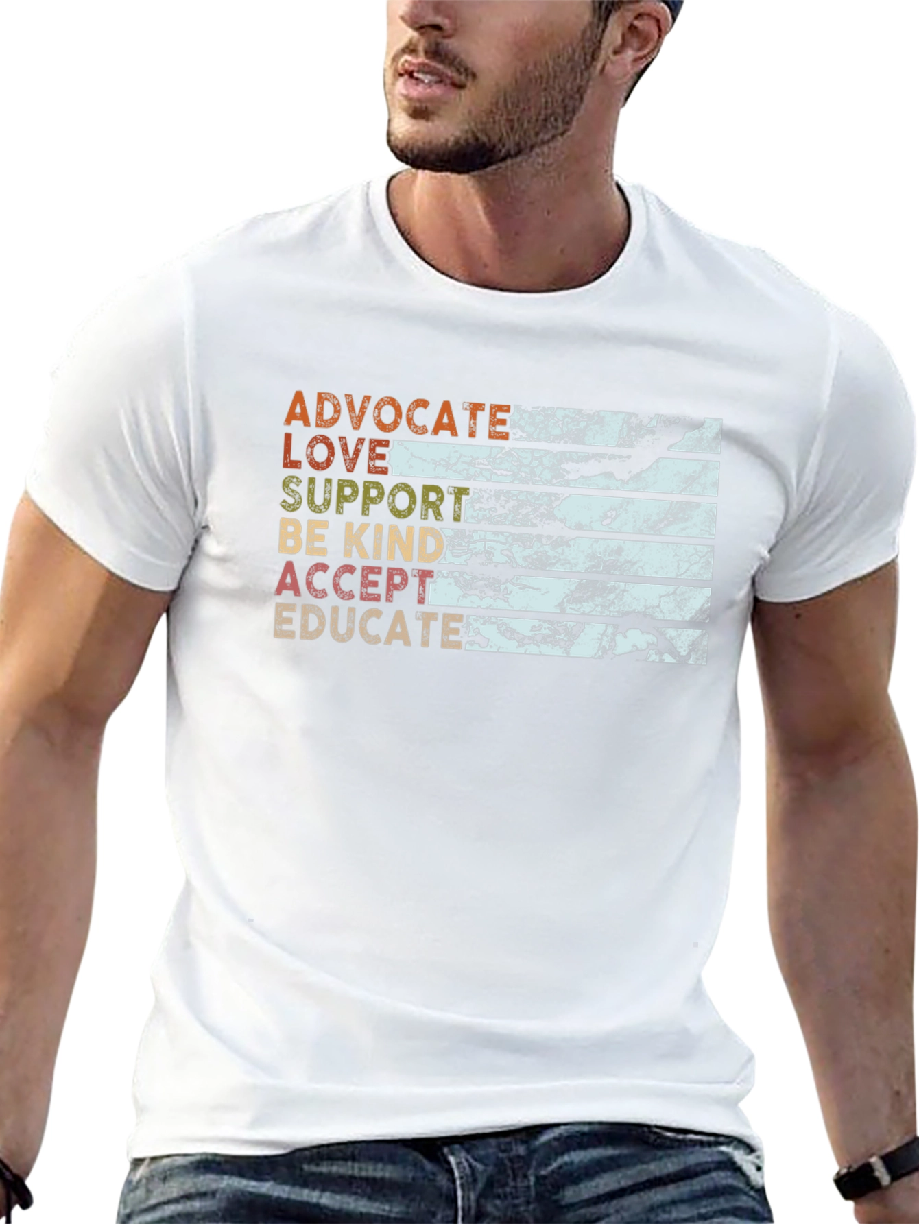 Advocate Love Support Kindness T-Shirt