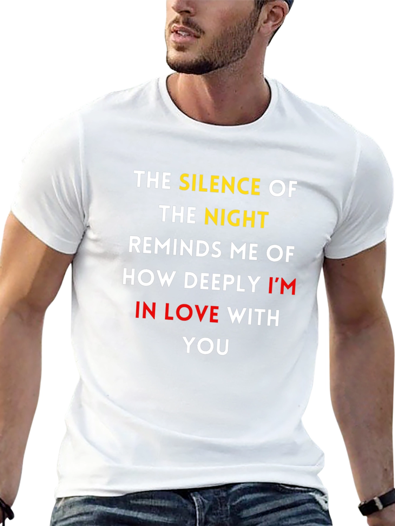 Romantic Graphic T-Shirt: Silence of the Night