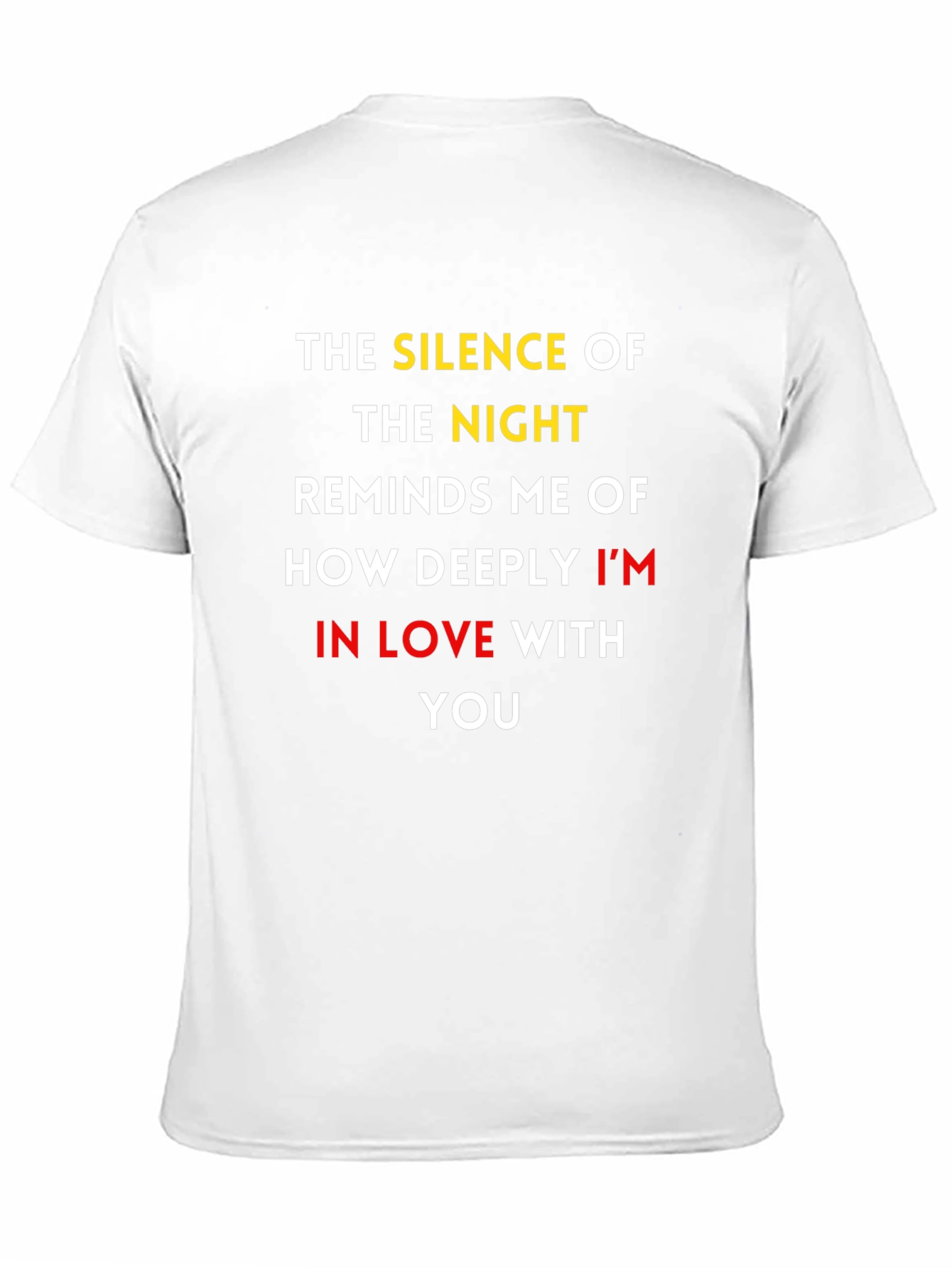 Romantic Graphic T-Shirt: Silence of the Night