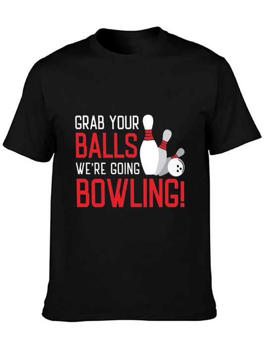 Bowling T-Shirt - Grab Your Balls!