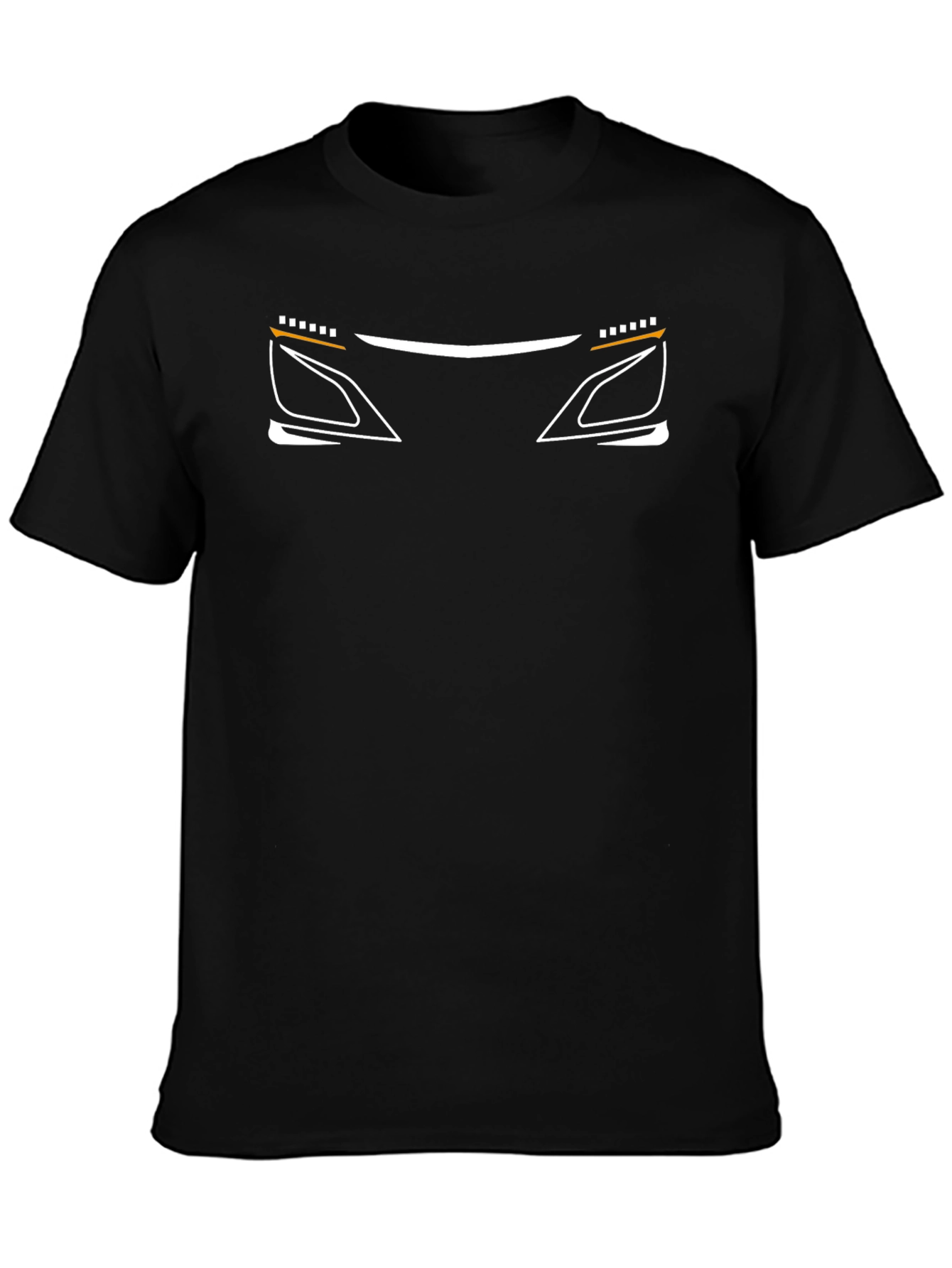 Headlight Graphic T-Shirt - Black Cotton Tee