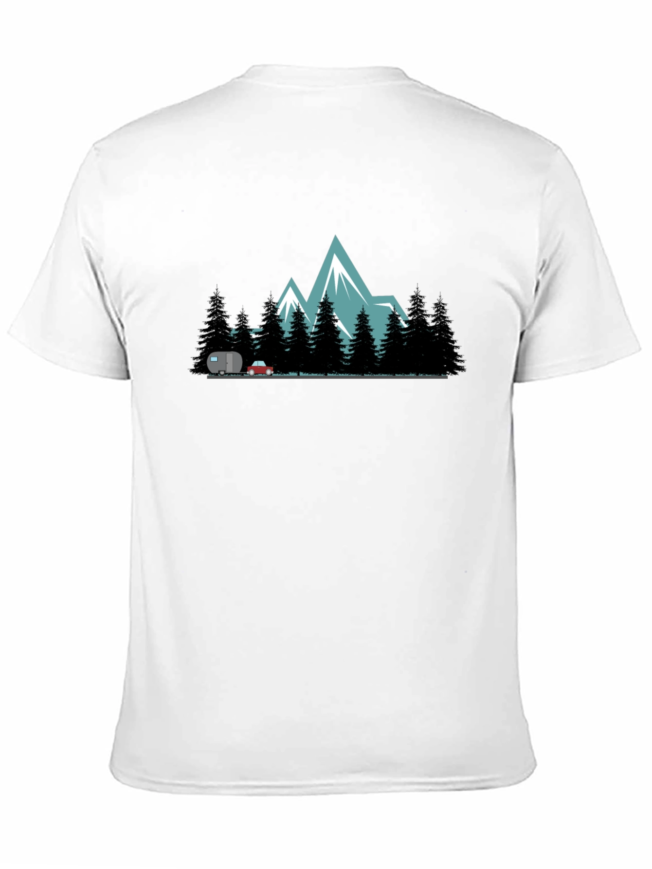 Mountain Adventure Black T-Shirt