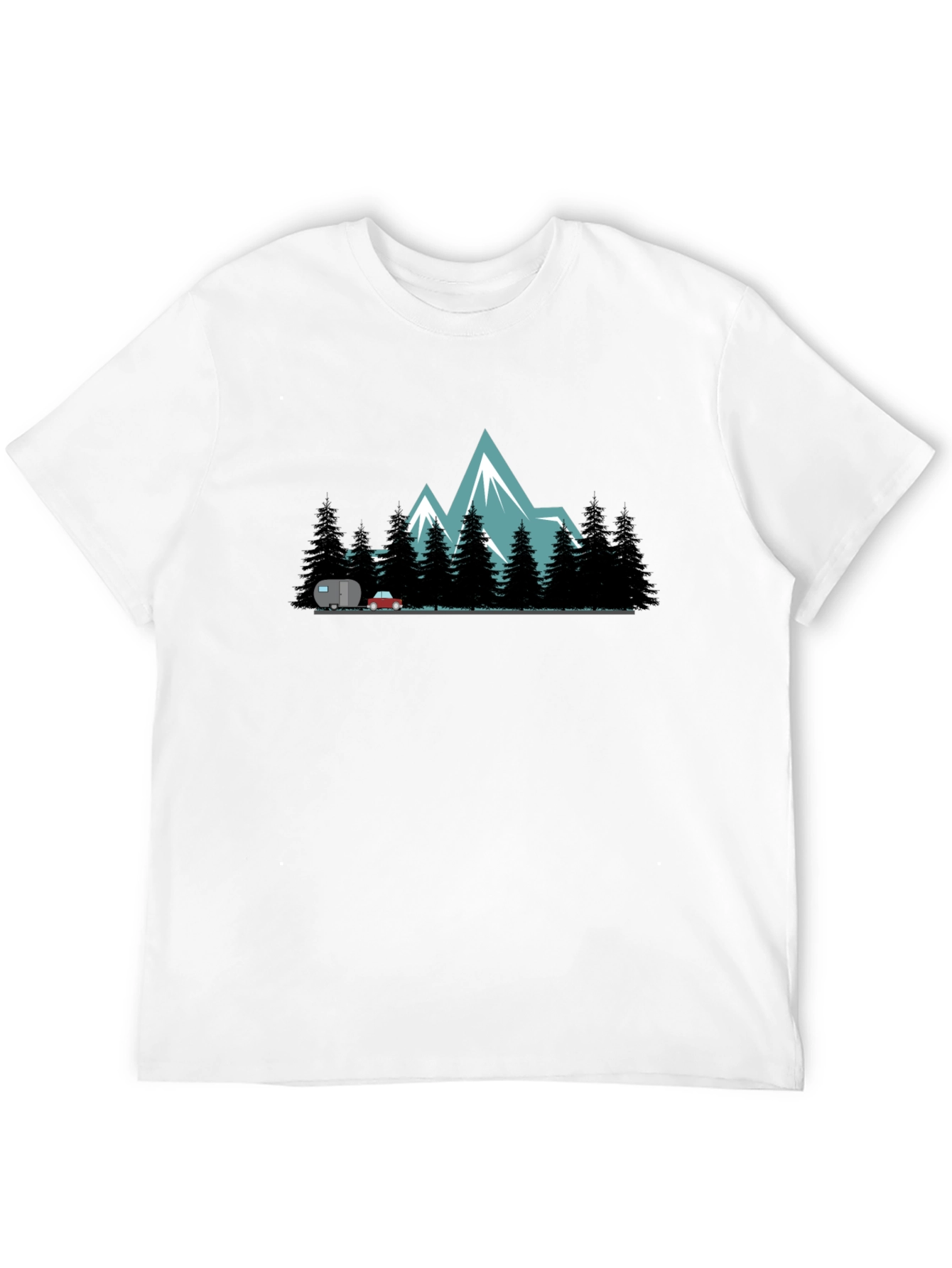 Mountain Adventure Black T-Shirt