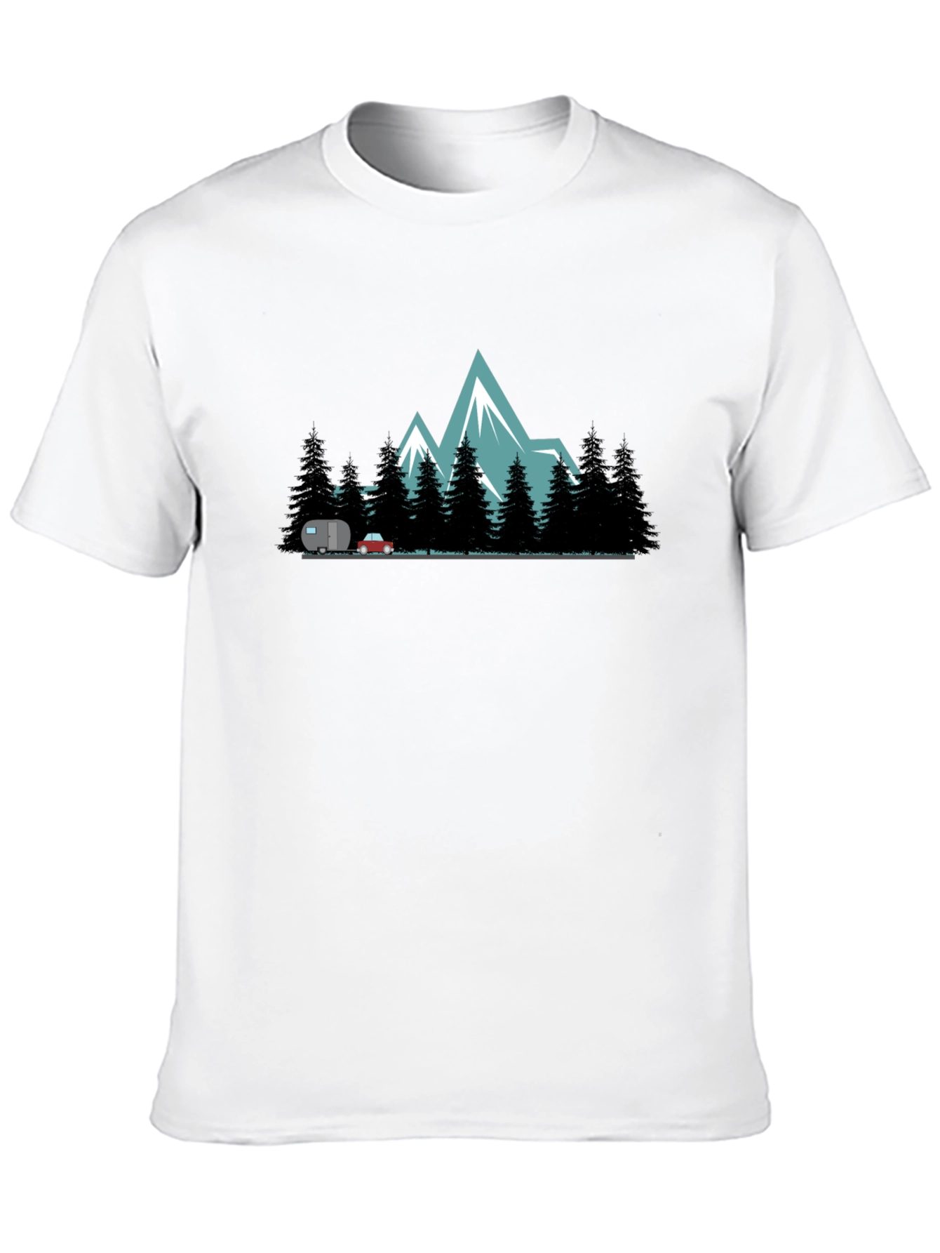Mountain Adventure Black T-Shirt