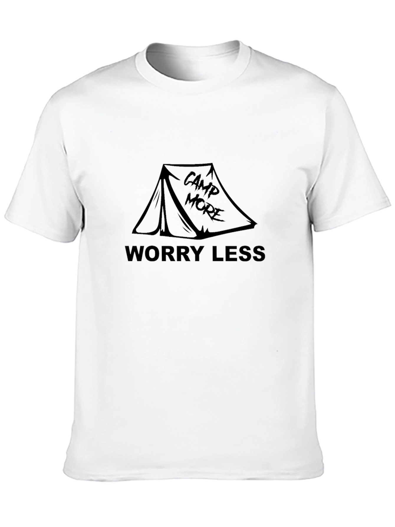 Camp More Worry Less Graphic Tee