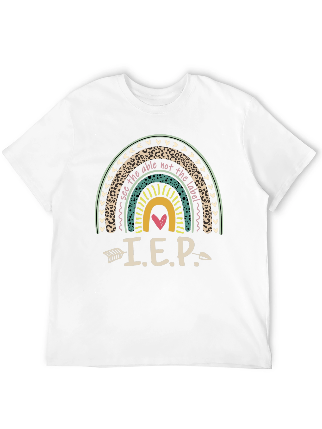 See the Able IEP Rainbow T-Shirt